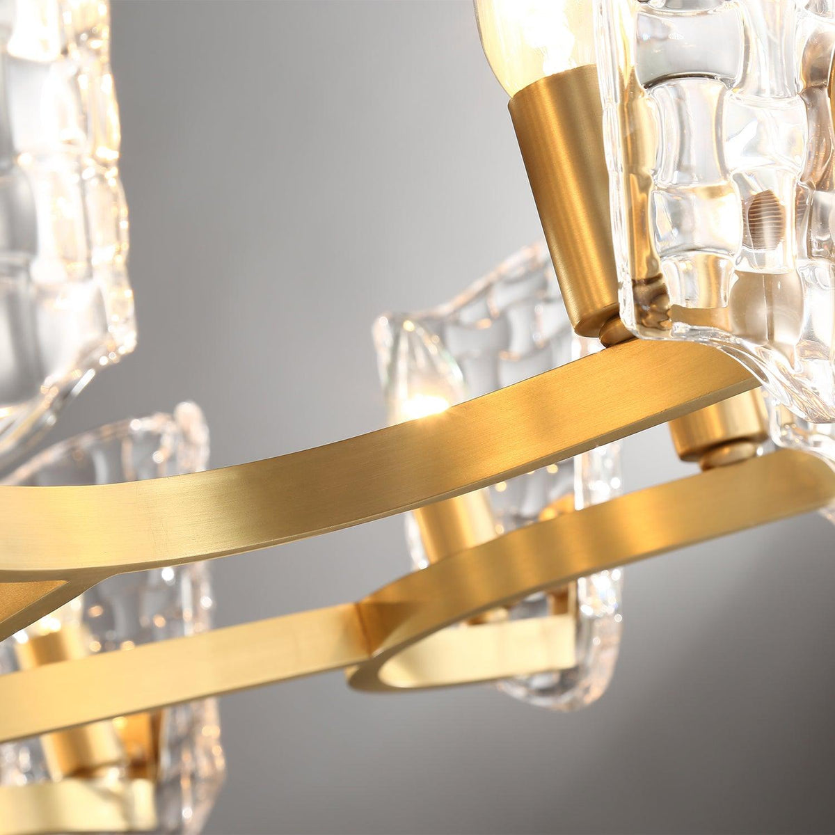 Radiant Luxury Brass Chandelier