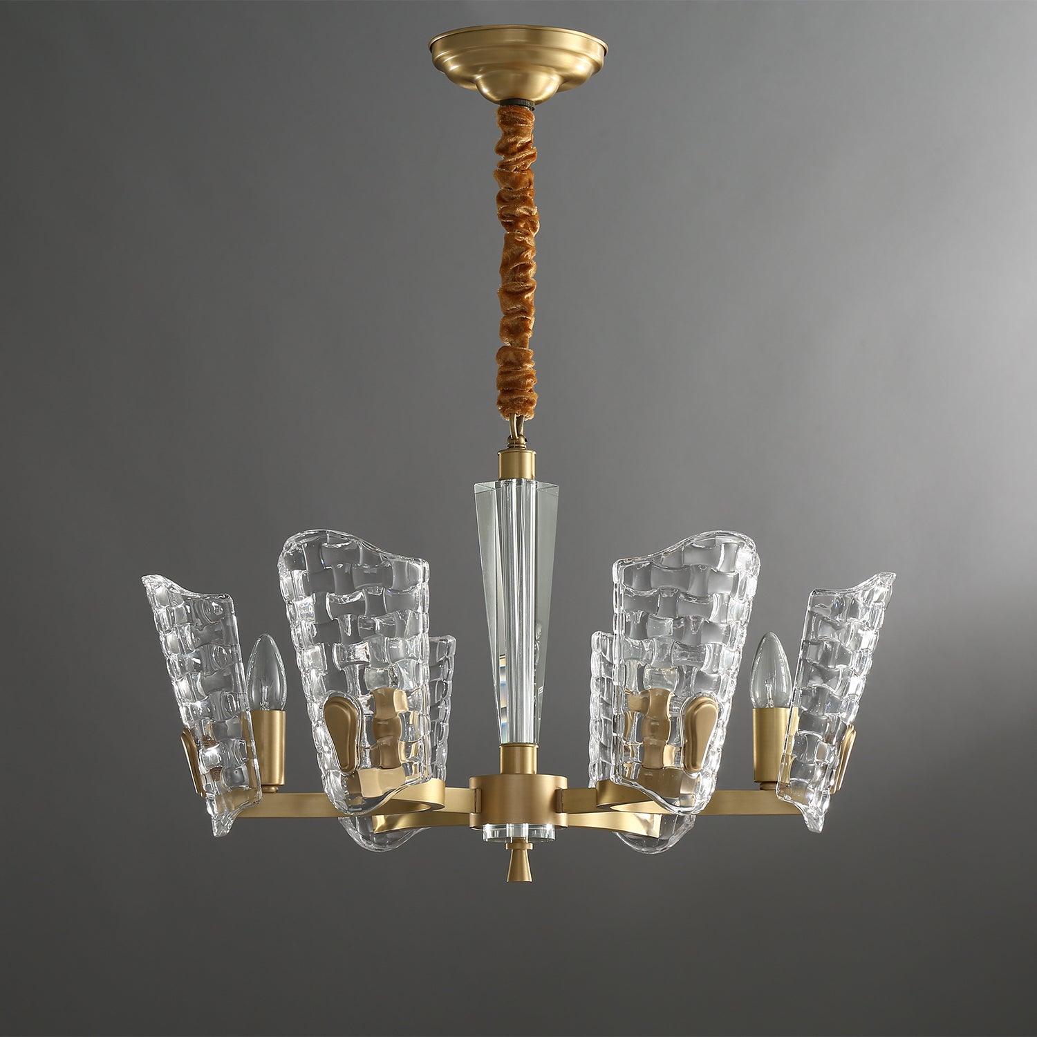 Radiant Luxury Brass Chandelier