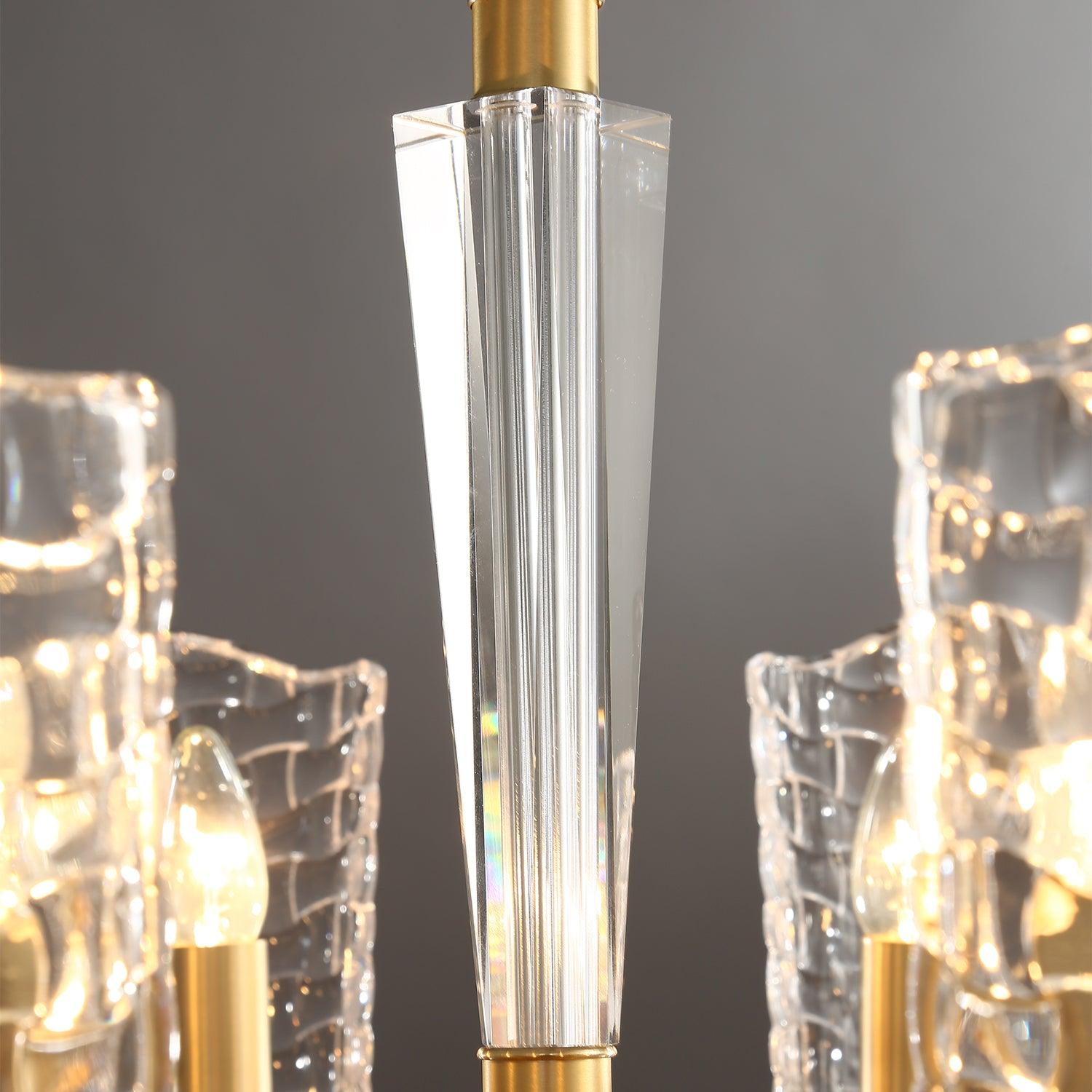Radiant Luxury Brass Chandelier