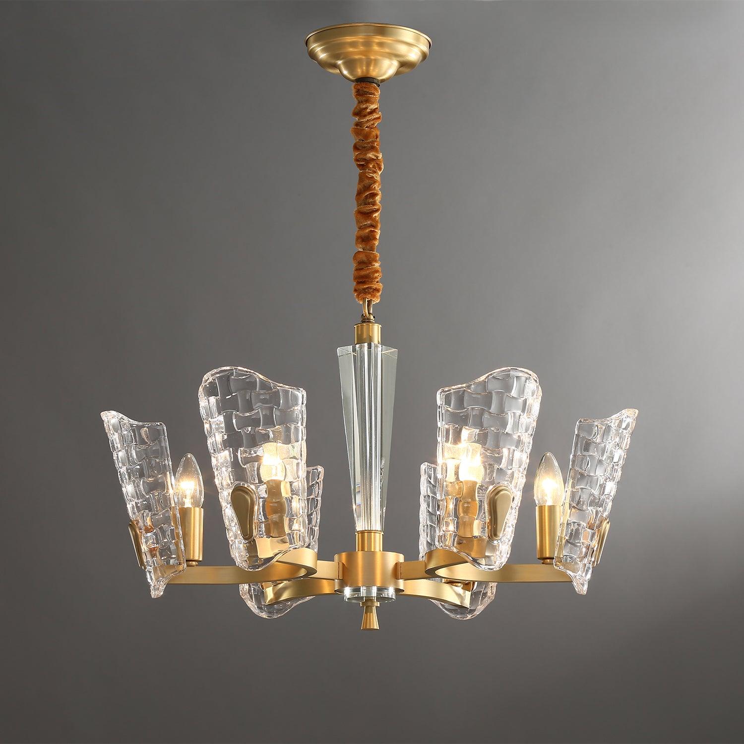 Radiant Luxury Brass Chandelier