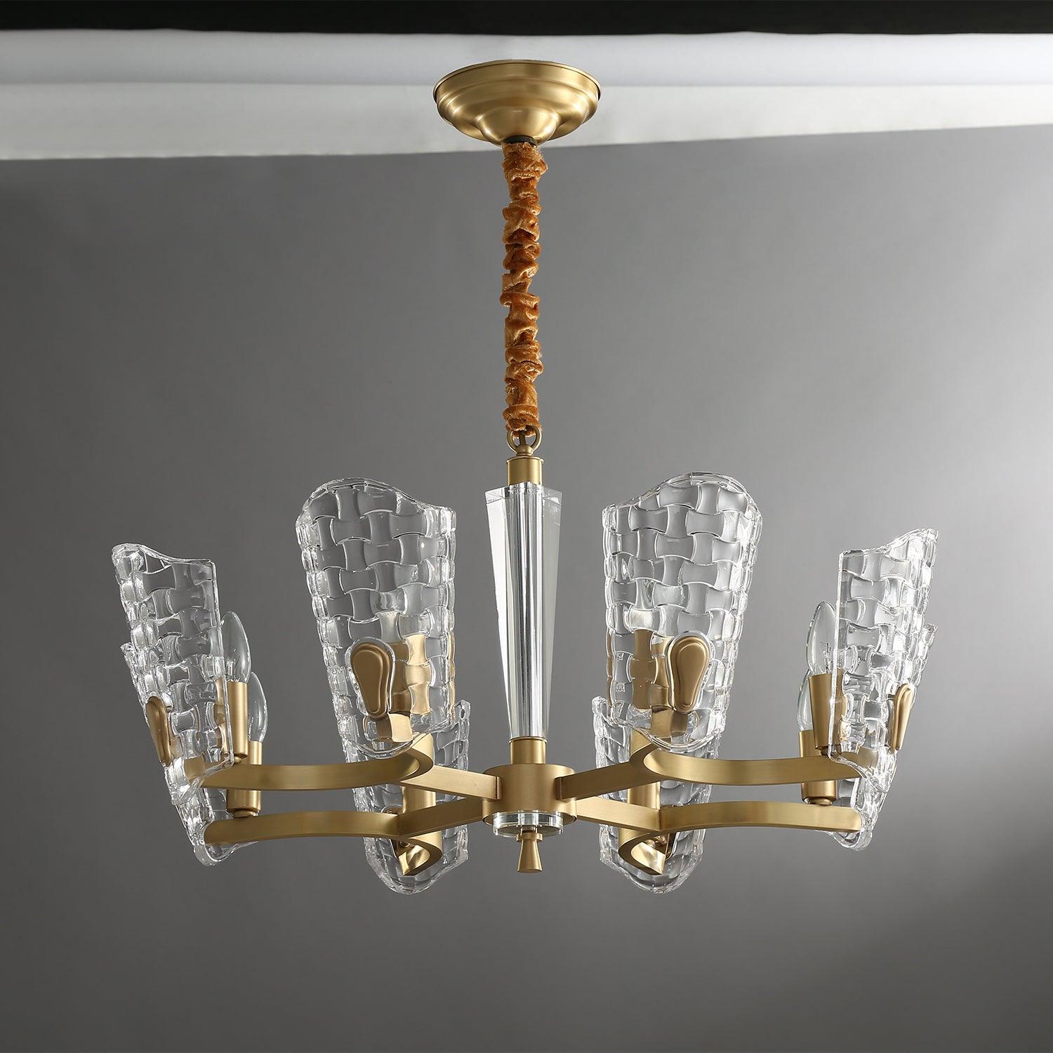 Radiant Luxury Brass Chandelier