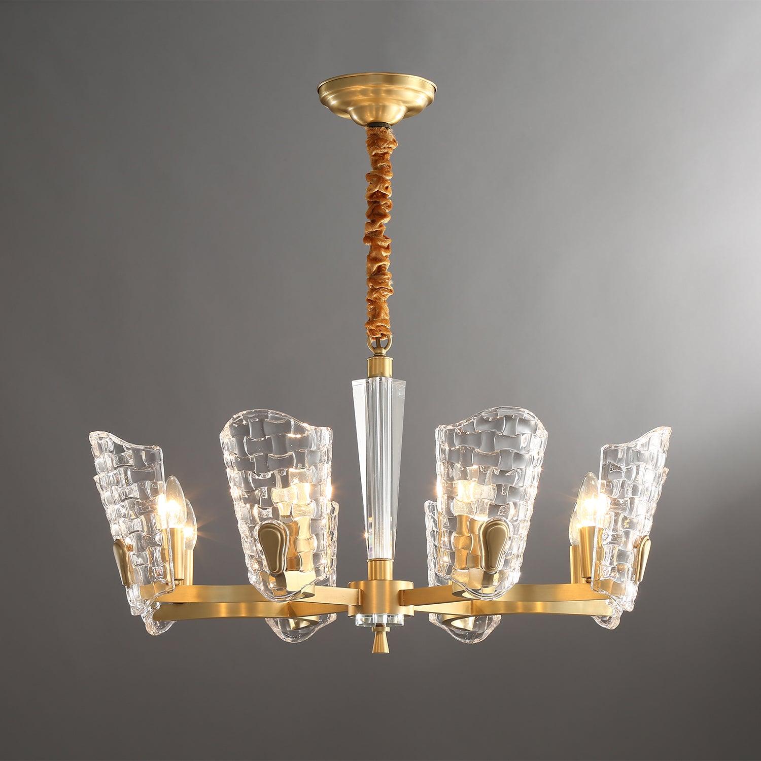 Radiant Luxury Brass Chandelier