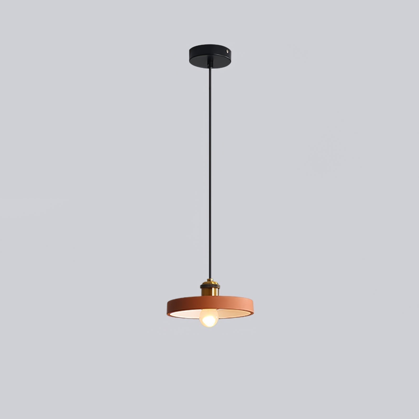 Trio Industrial Resin Pendant Lamp