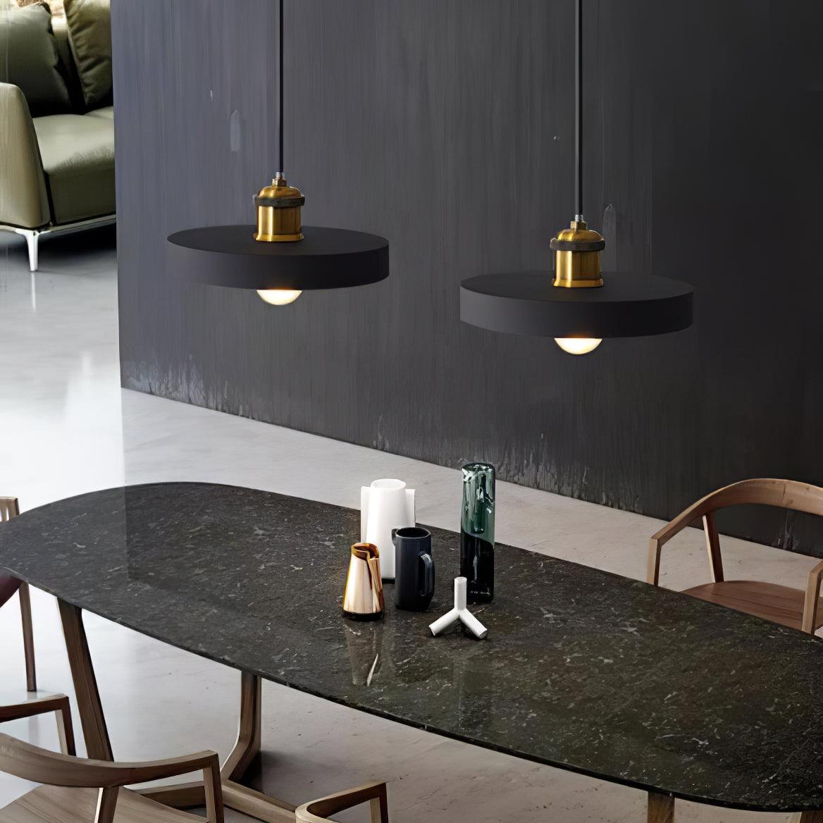 Trio Industrial Resin Pendant Lamp