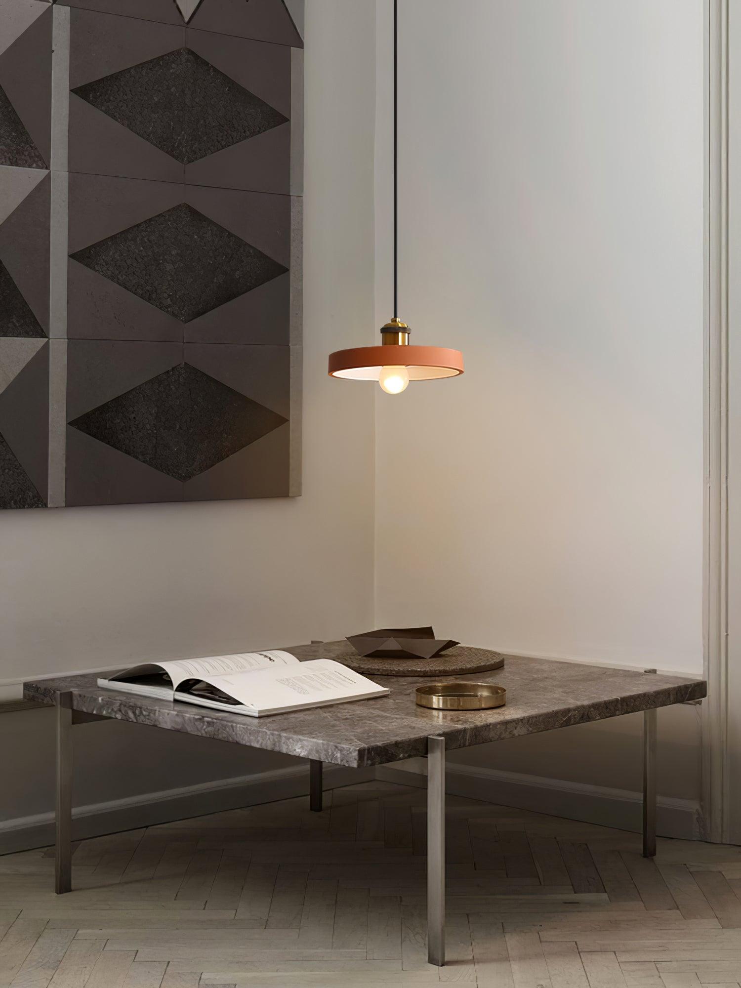 Trio Industrial Resin Pendant Lamp