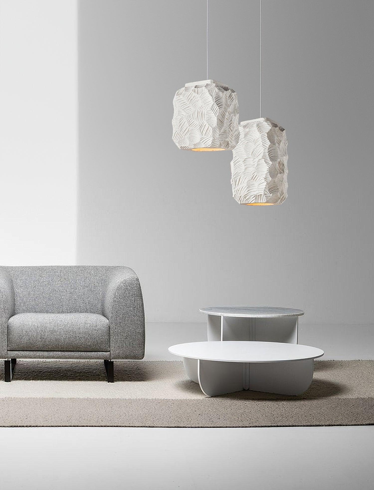 Olsilel Individual Creativity Geometry Resin Pendant Lamp