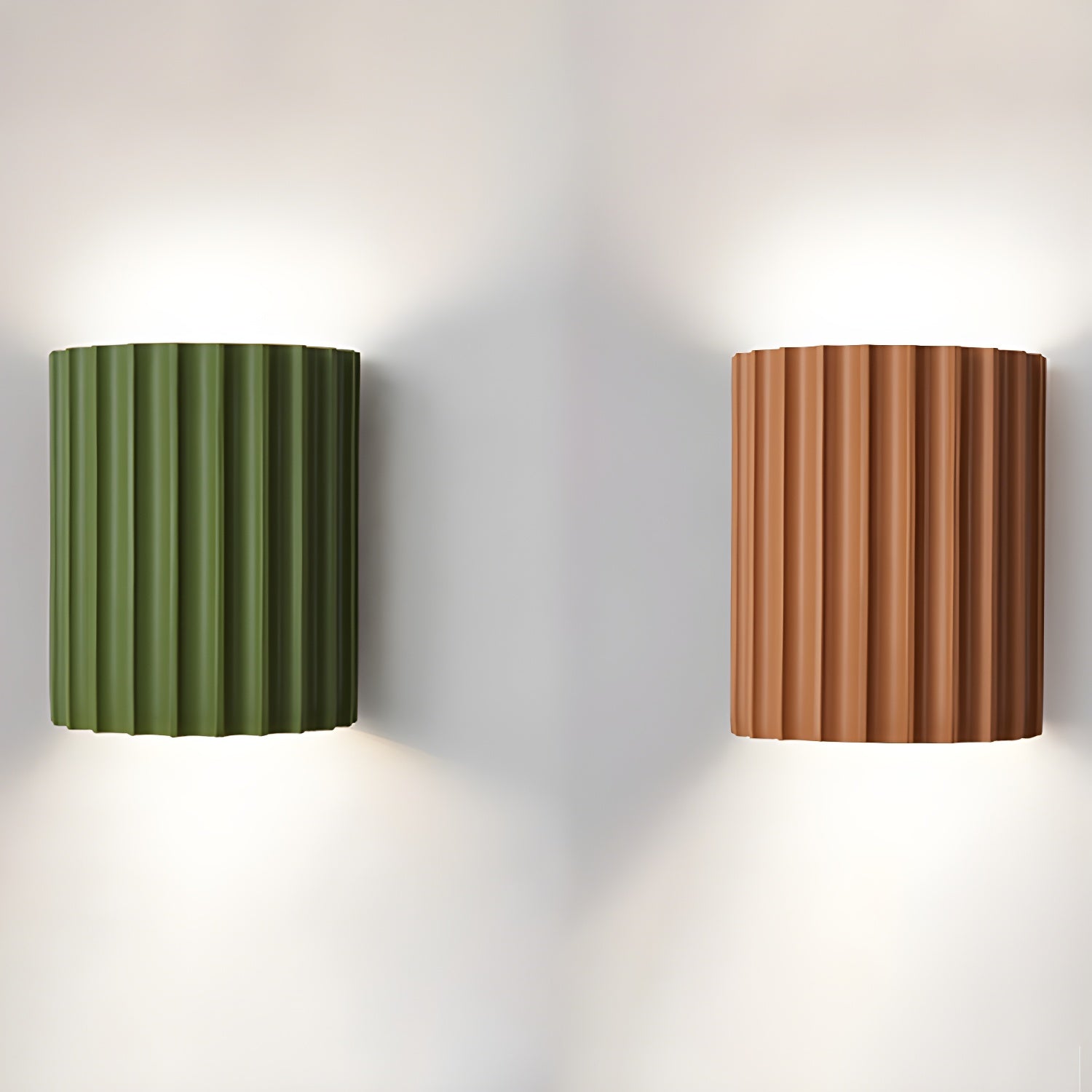 Ivvinen Nordic Art Ribbed Resin Wall Lamp
