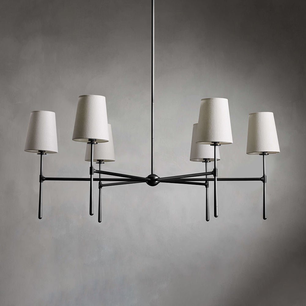 Noelle Chandelier Head 4/6 Mid-century