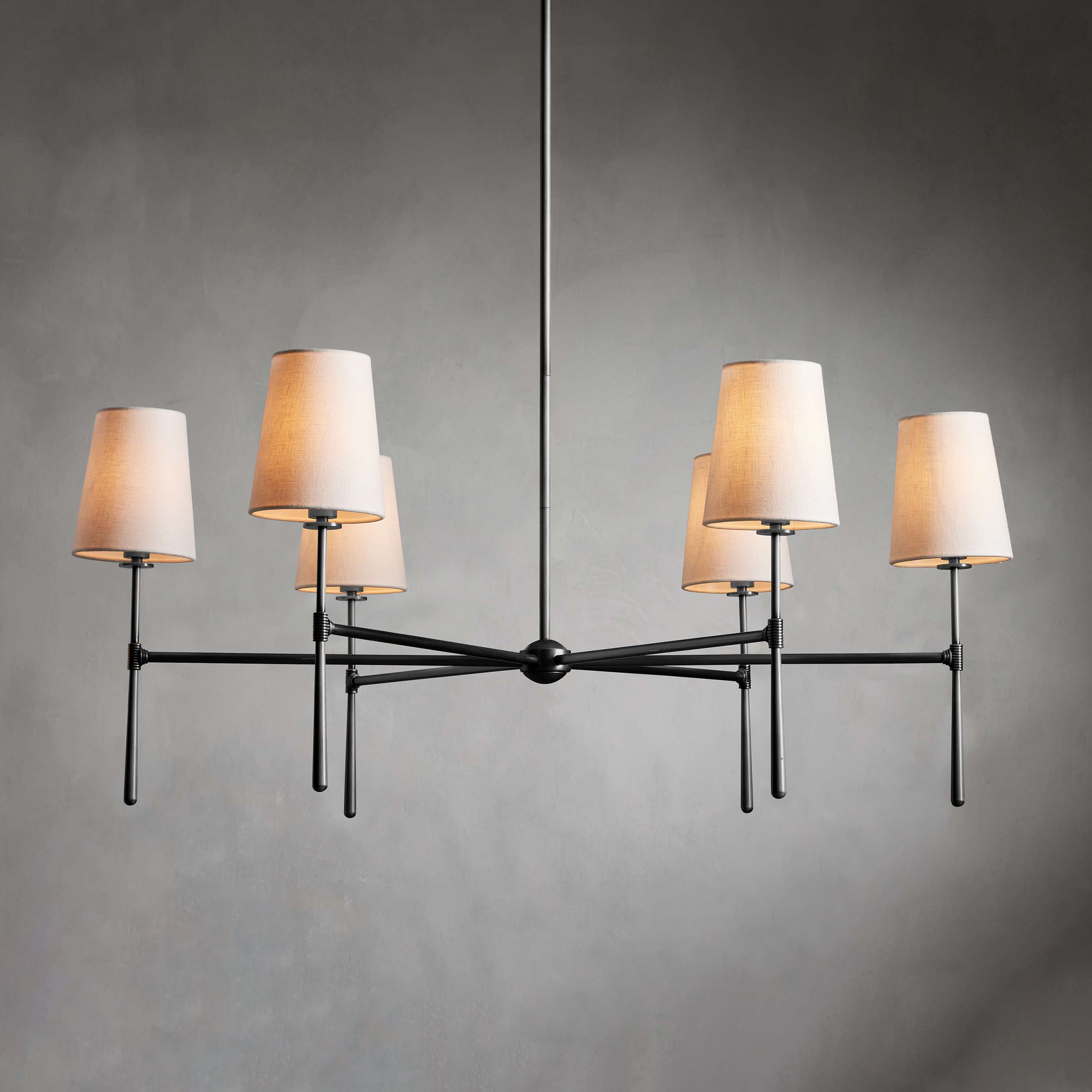 Noelle Chandelier Head 4/6 Mid-century