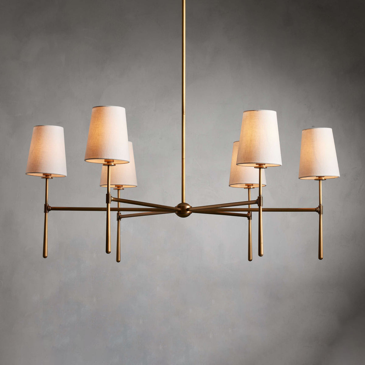 Noelle Chandelier Head 4/6 Mid-century