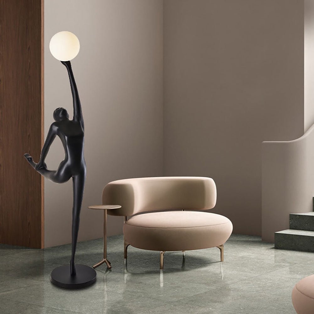 Lyrielle Ballerina Black Floor Lamp
