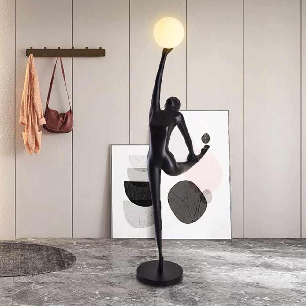 Lyrielle Ballerina Black Floor Lamp
