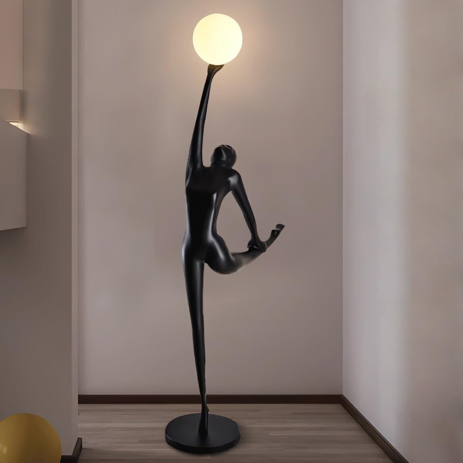 Lyrielle Ballerina Black Floor Lamp