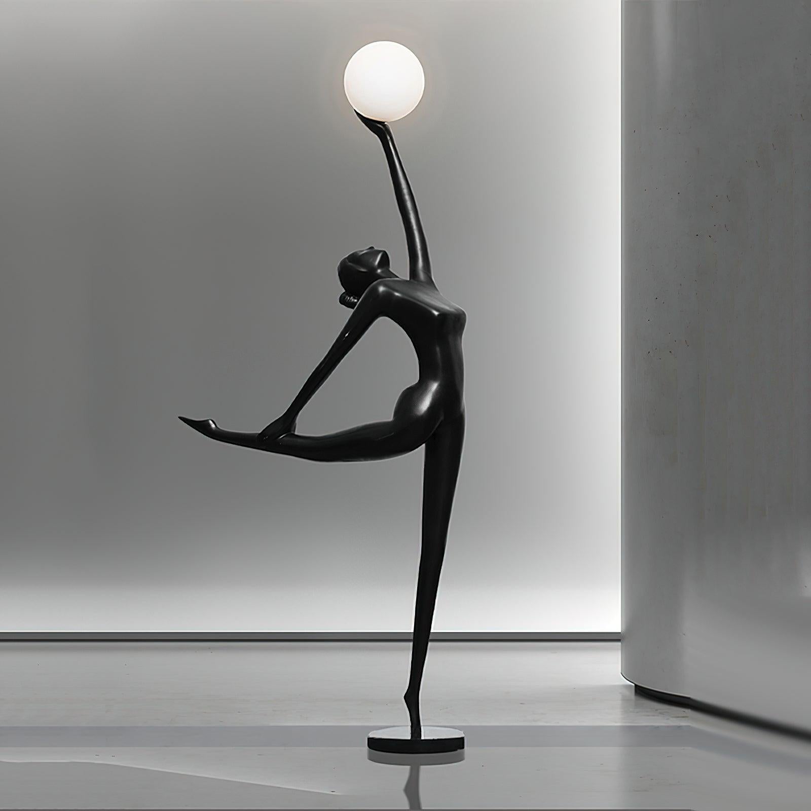 Lyrielle Ballerina Black Floor Lamp