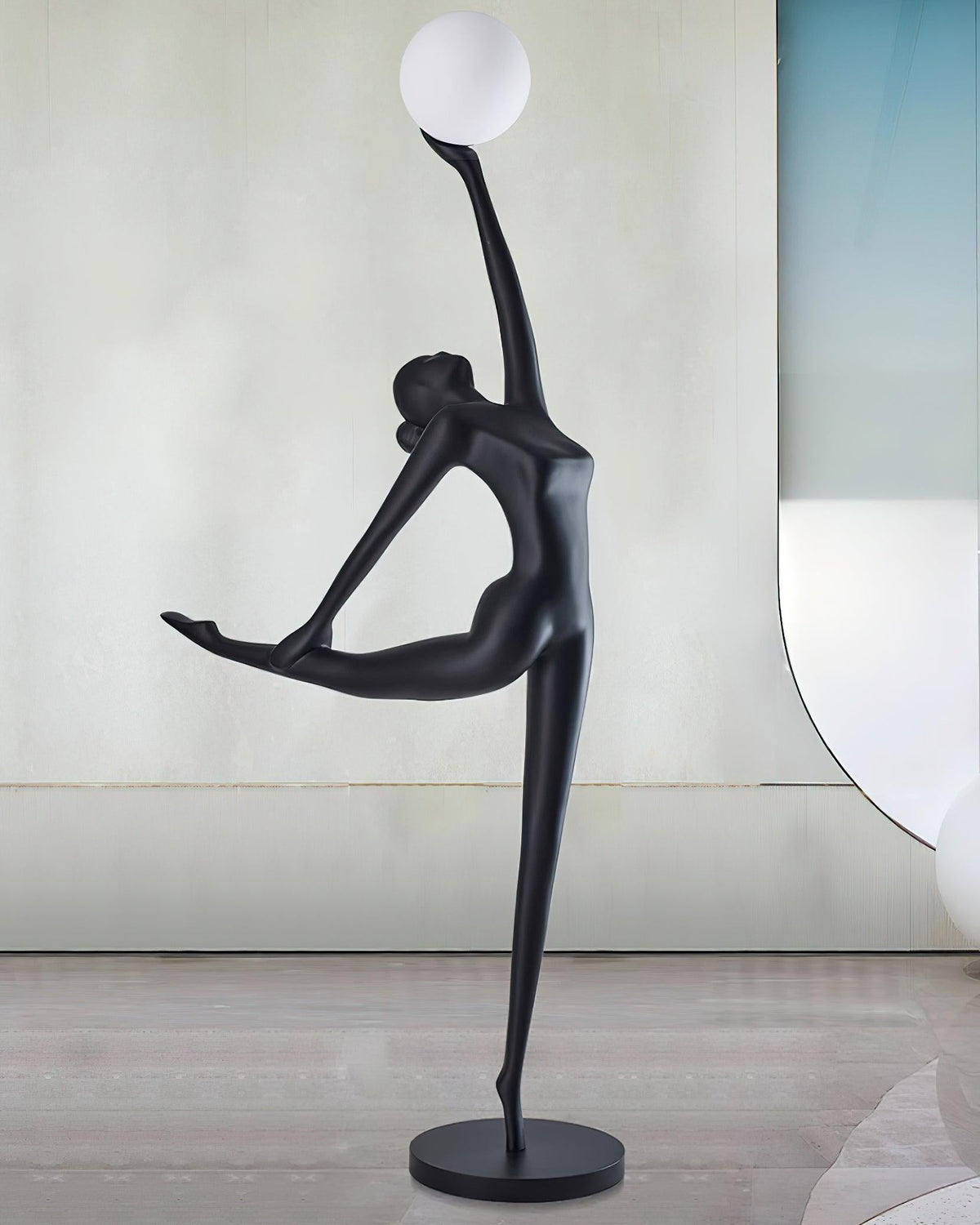 Lyrielle Ballerina Black Floor Lamp