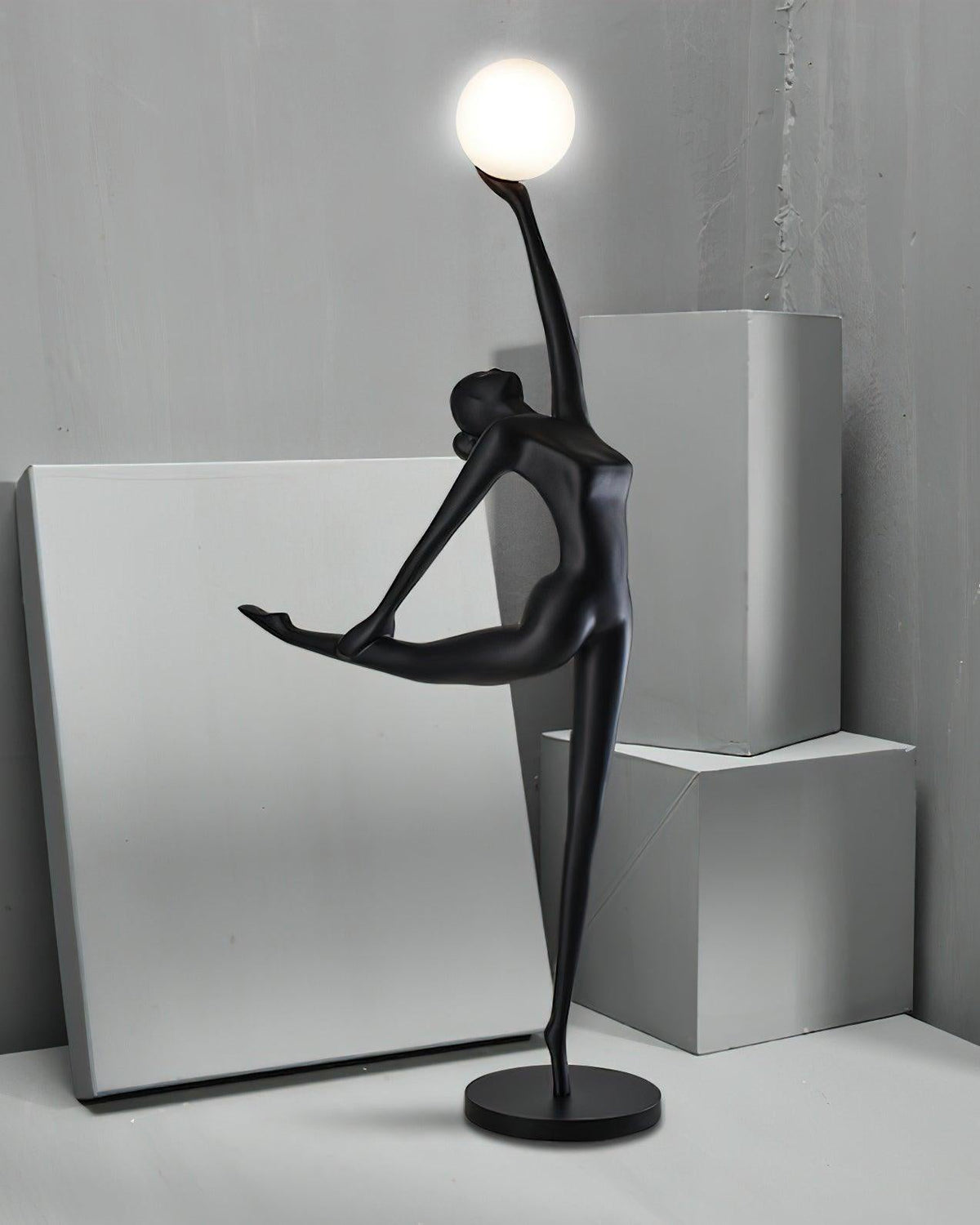 Lyrielle Ballerina Black Floor Lamp