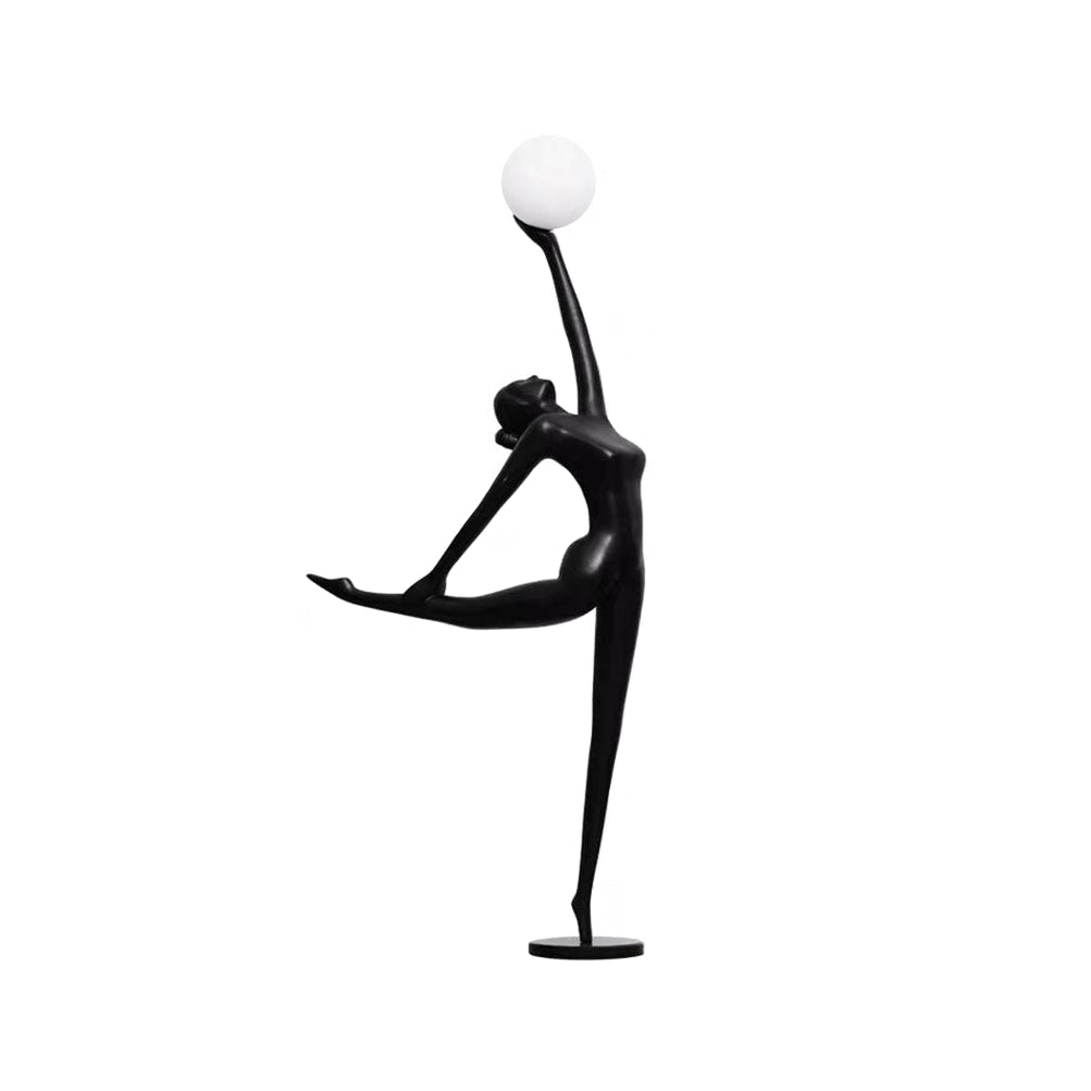 Lyrielle Ballerina Black Floor Lamp