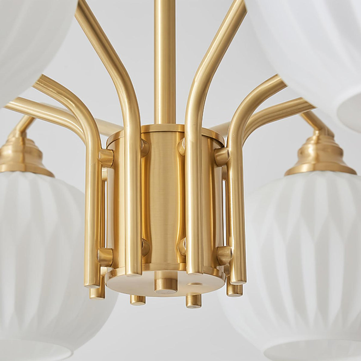Nytheos Luxurious Brass Chandelier
