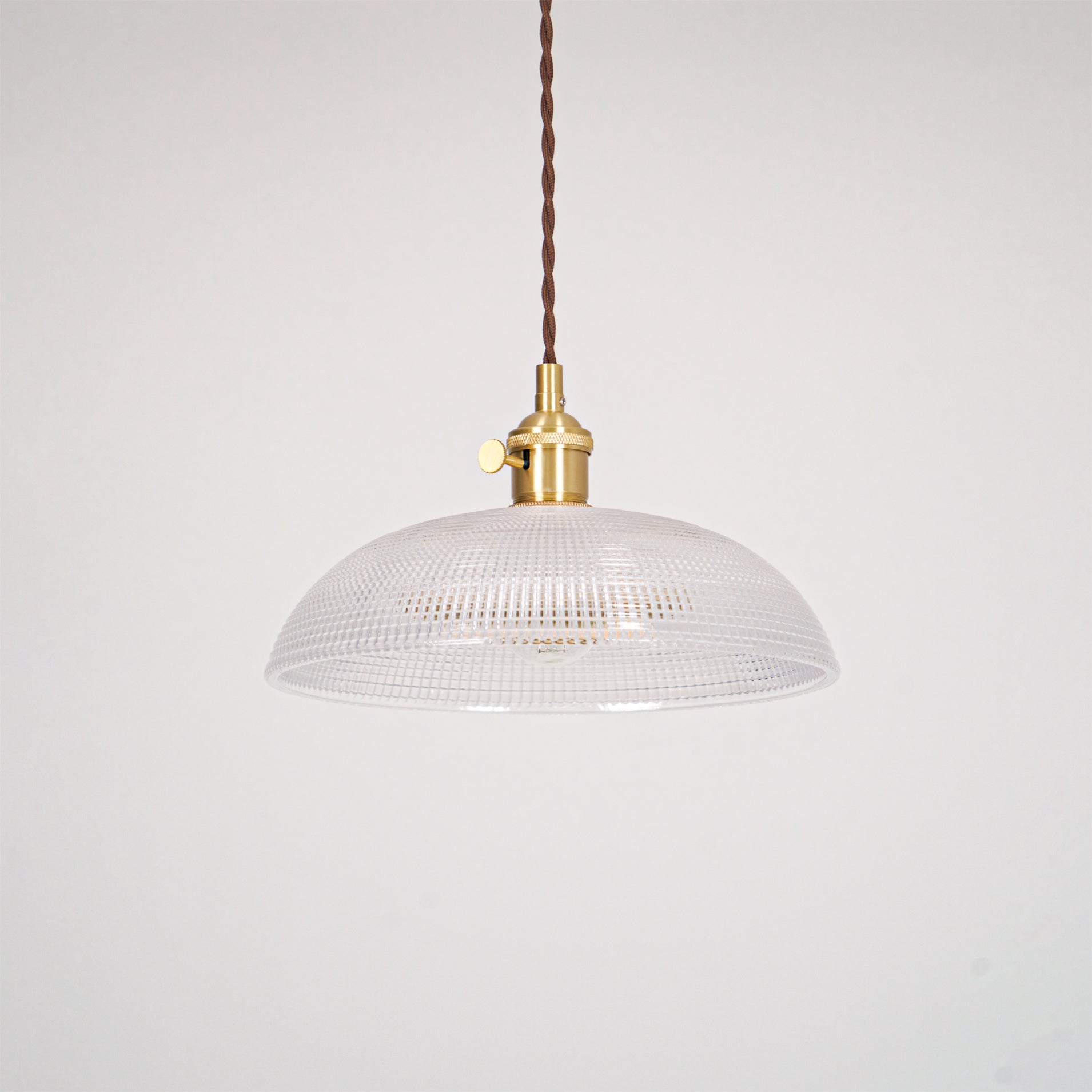 Crinel Brass & Glass Pendant Light