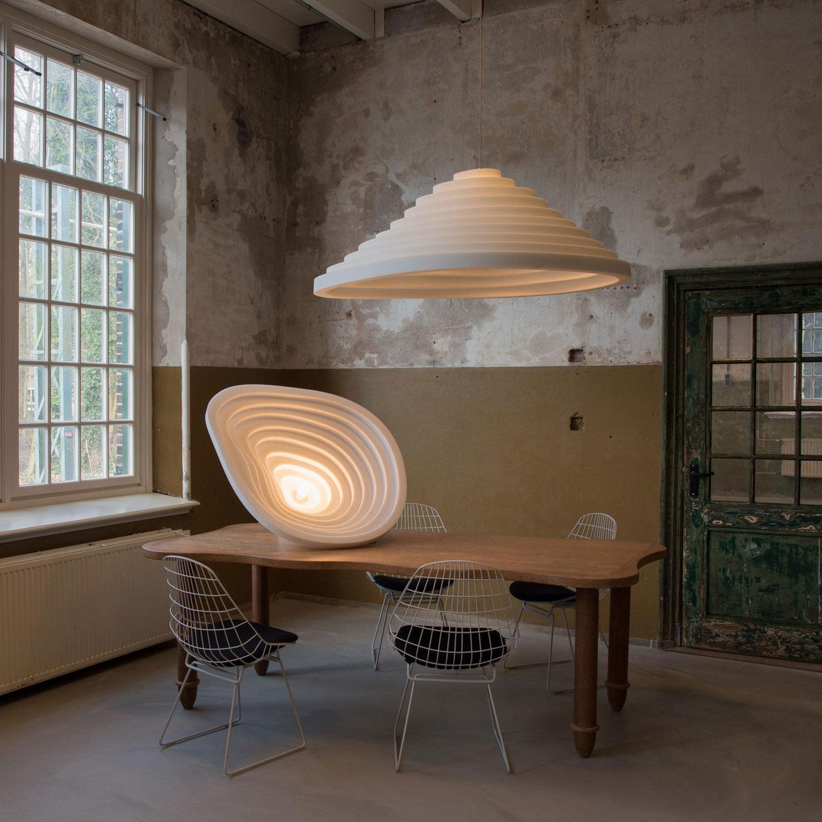 Molten Field Nordic Art Plastic Pendant Lamp
