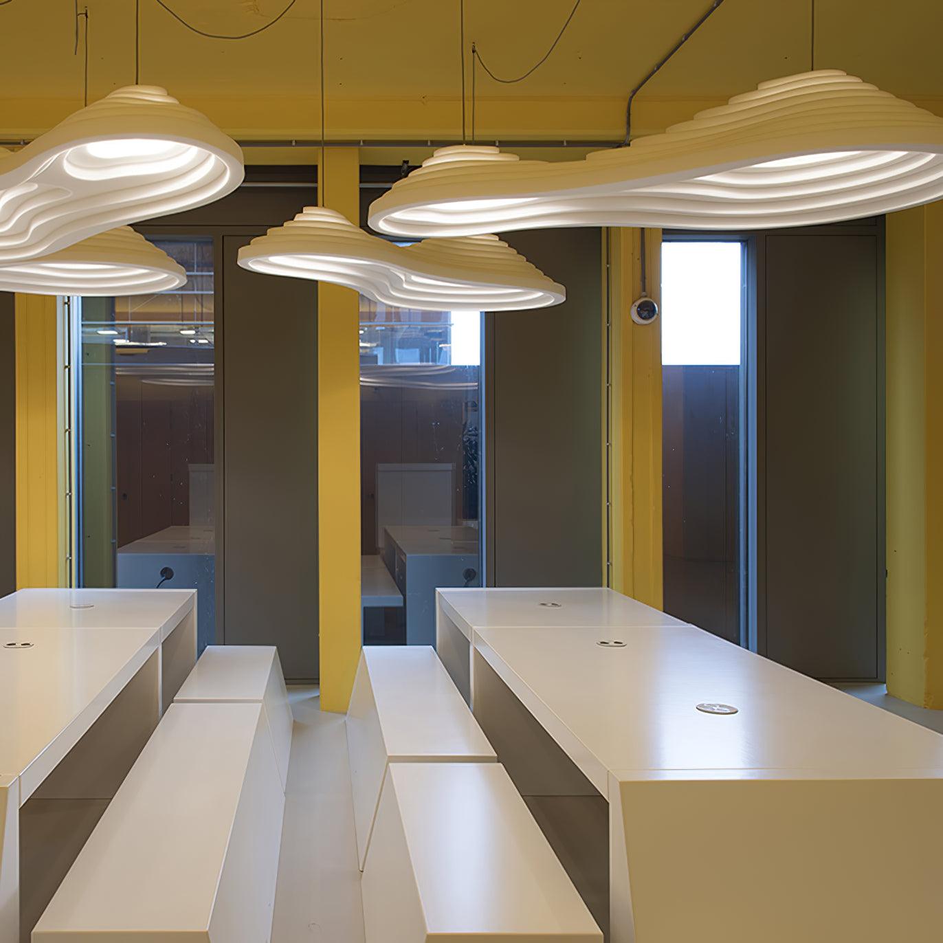 Molten Field Nordic Art Plastic Pendant Lamp