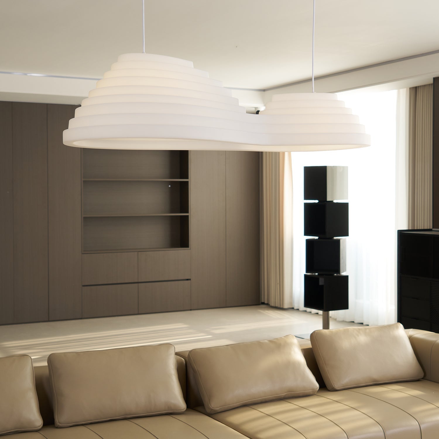 Molten Field Nordic Art Plastic Pendant Lamp