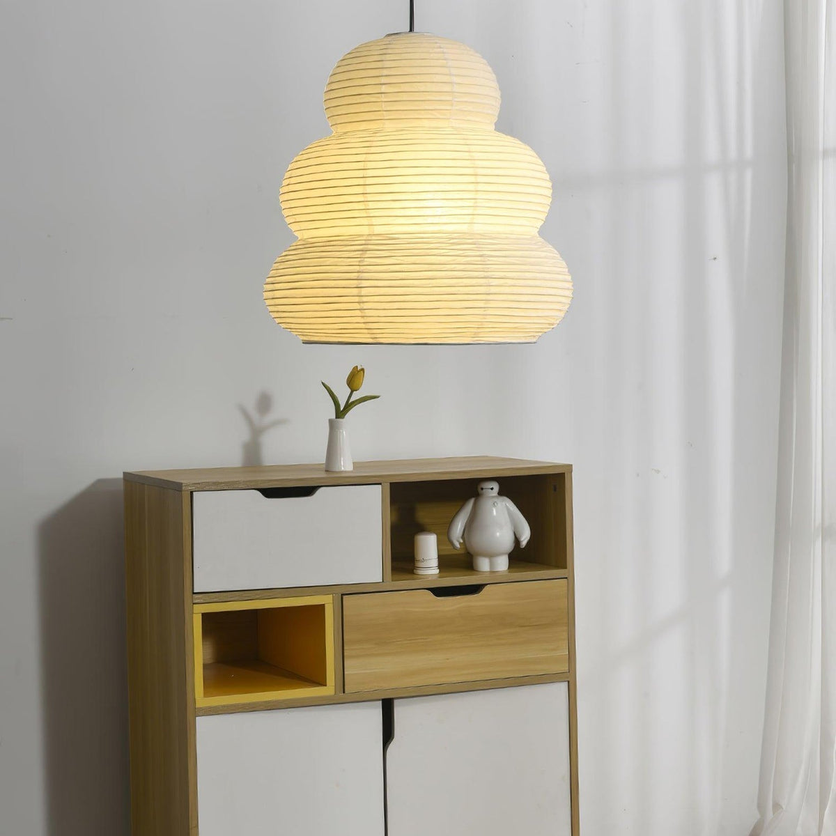 Gemma Modern Paper Pendant Light