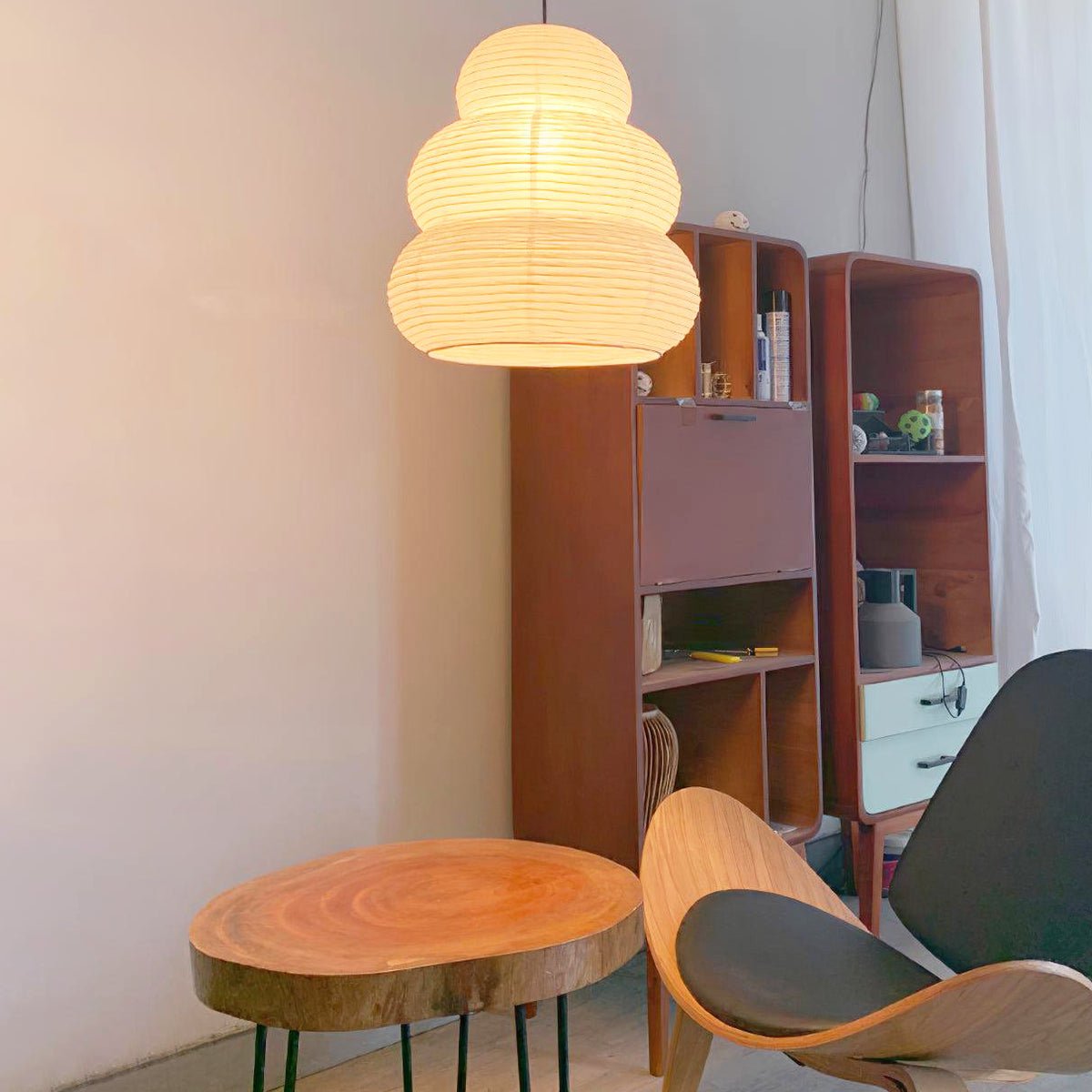 Gemma Modern Paper Pendant Light