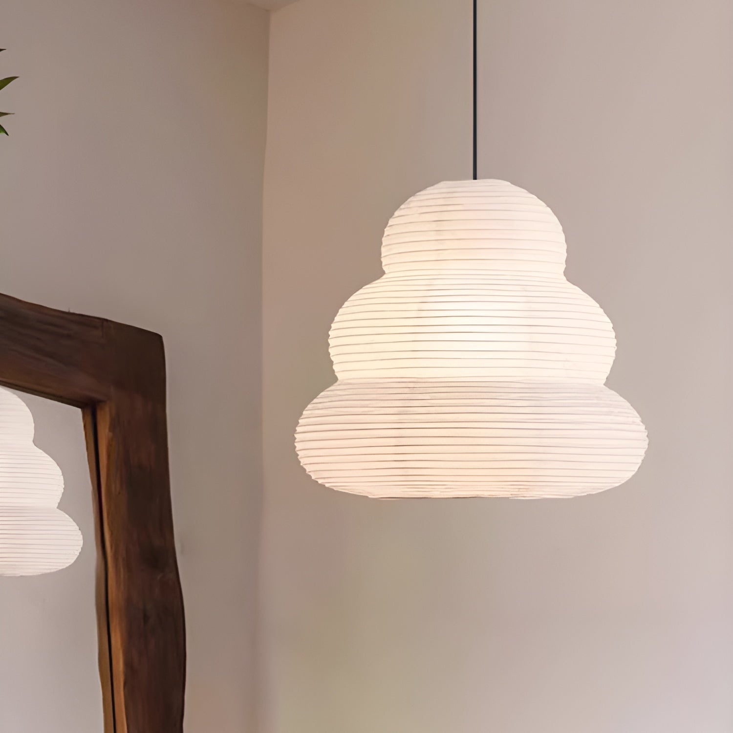 Gemma Modern Paper Pendant Light