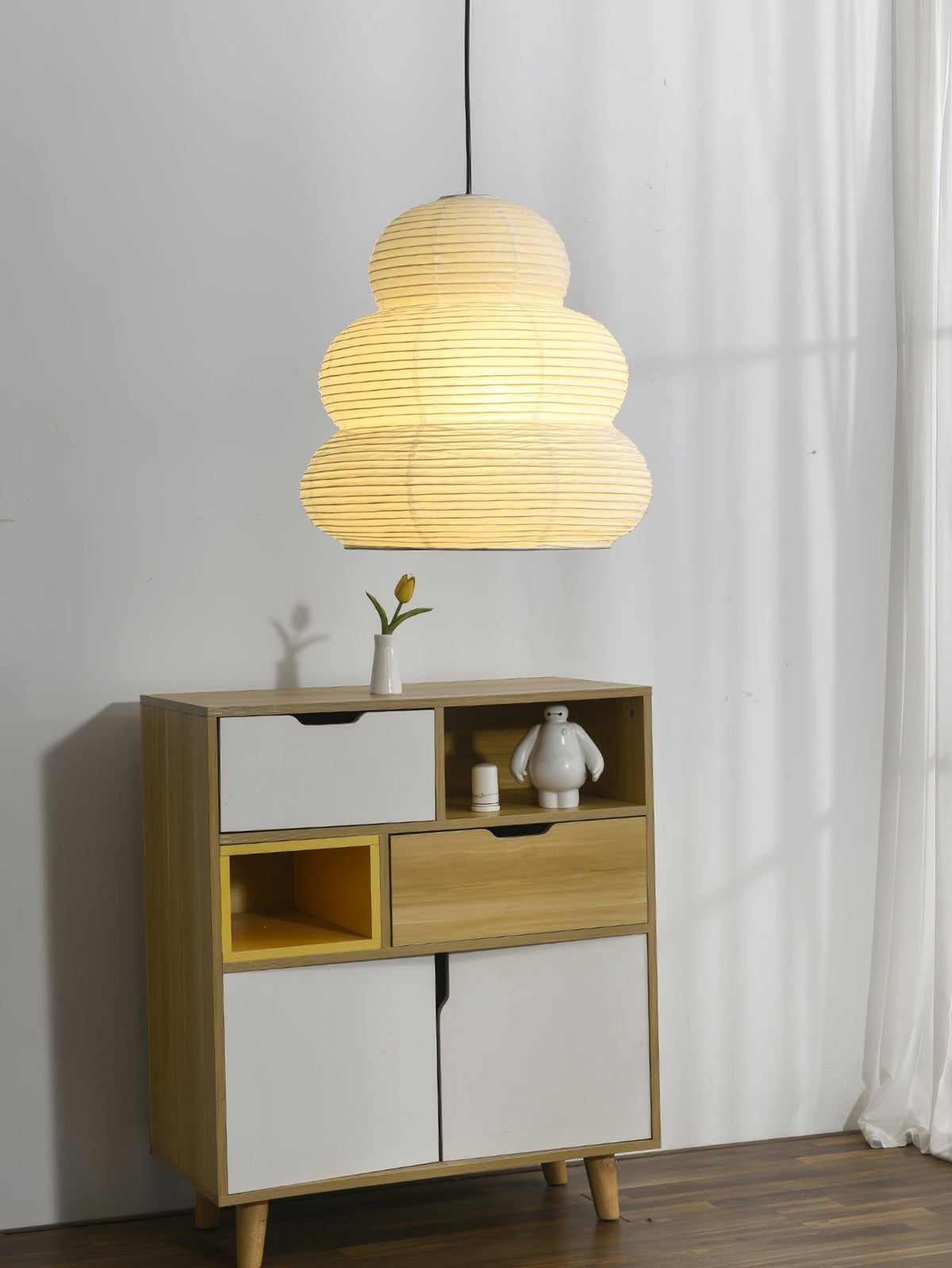 Gemma Modern Paper Pendant Light