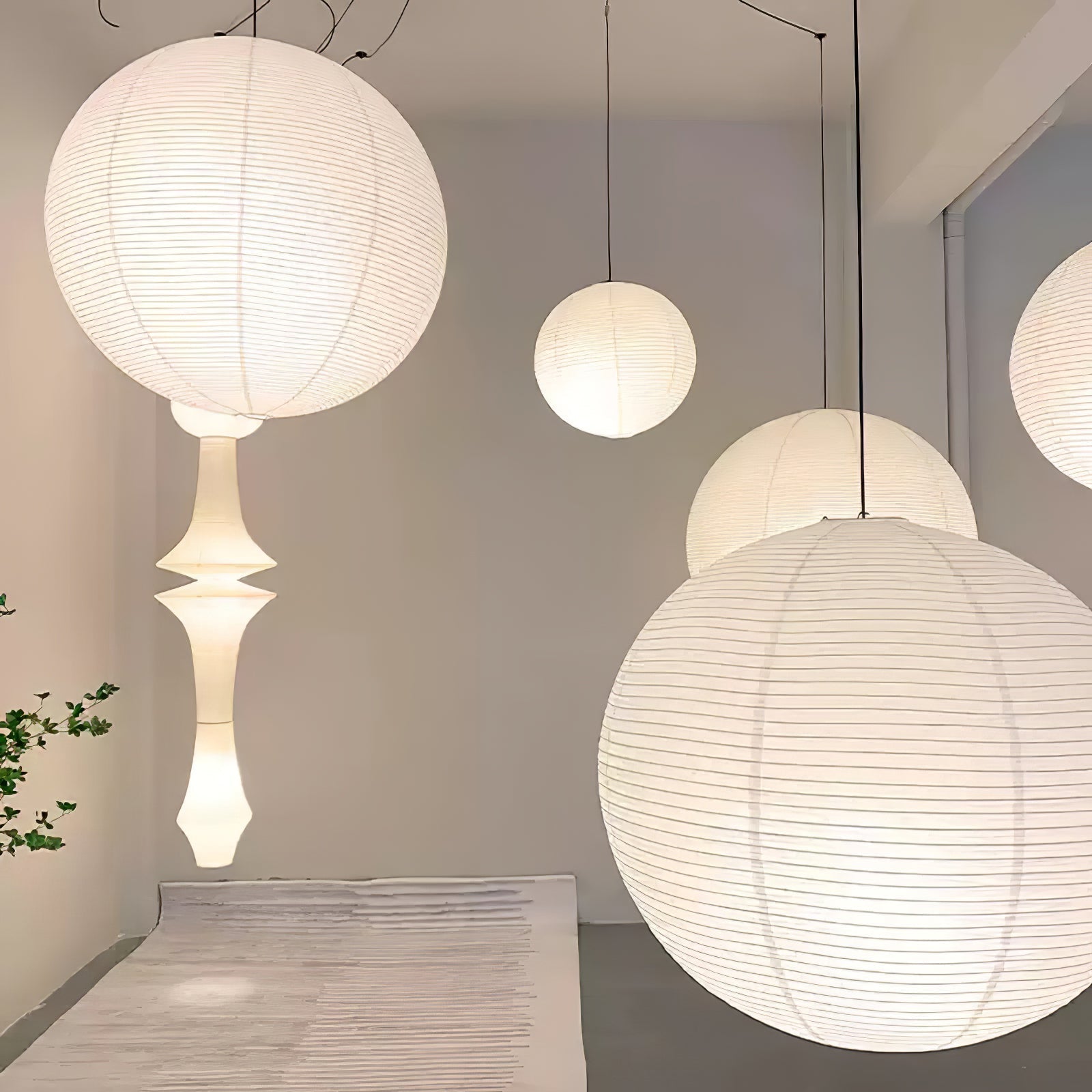 Lunerelle Pendant Lamp Paper for Living Room