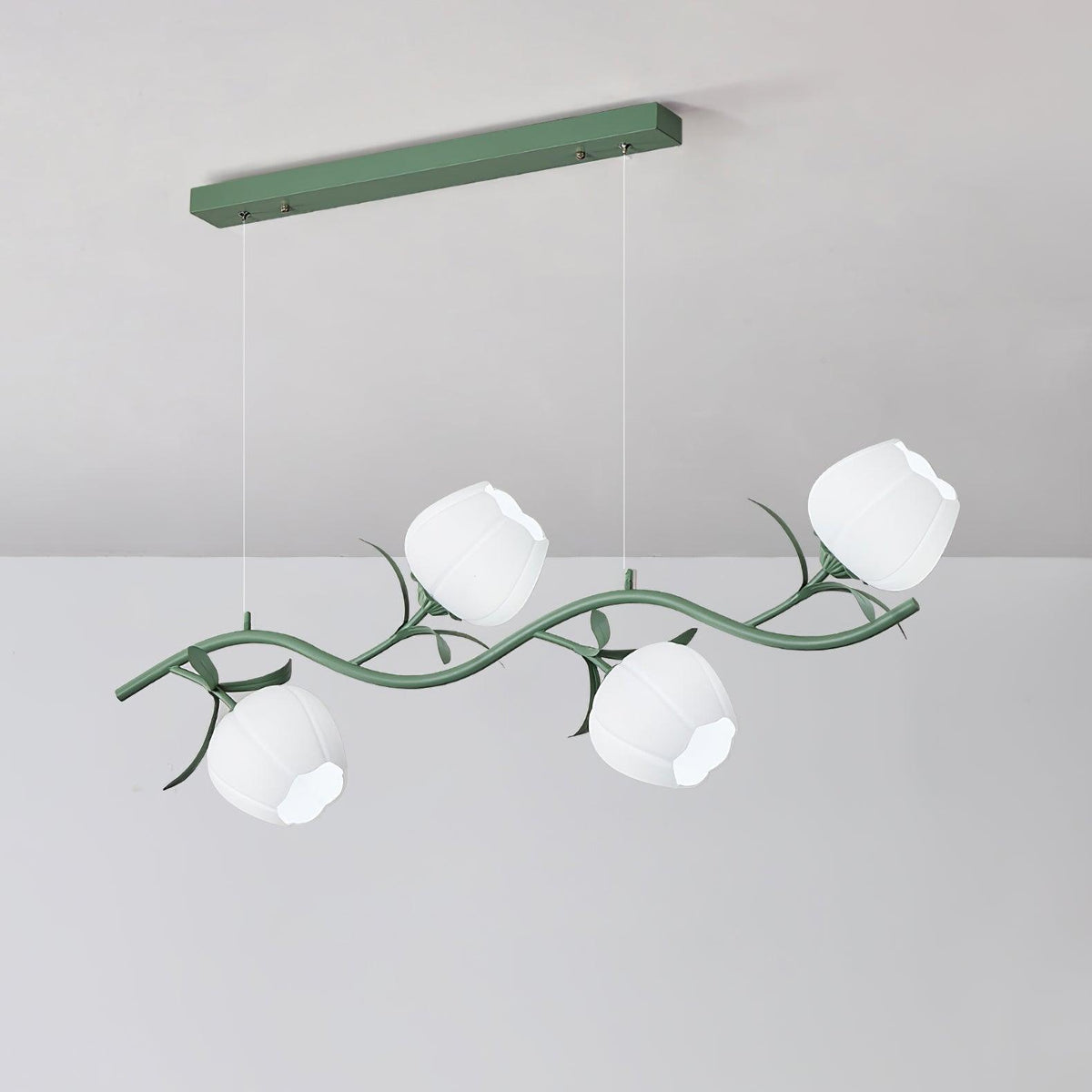 Liorareon Chandelier Floral Glass