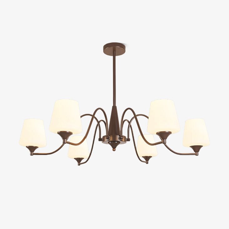 Velelaria Chandelier Frosted Glass Shades