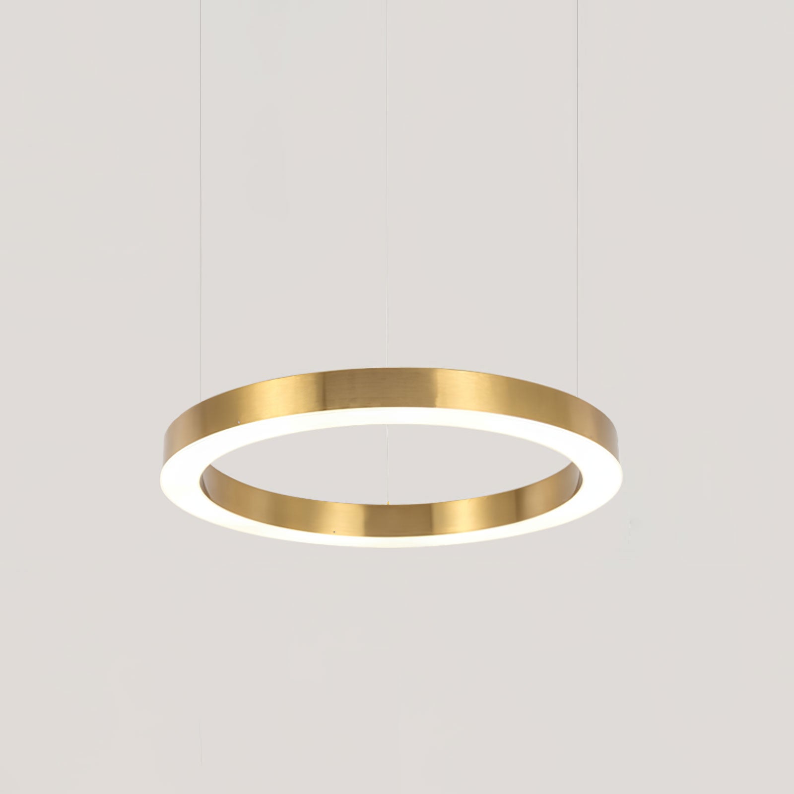 Dexlin Pendant Light LED Ring Gold Modern 3-Ring