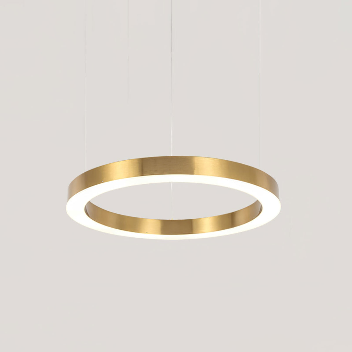 Dexlin Pendant Light LED Ring Gold Modern 3-Ring