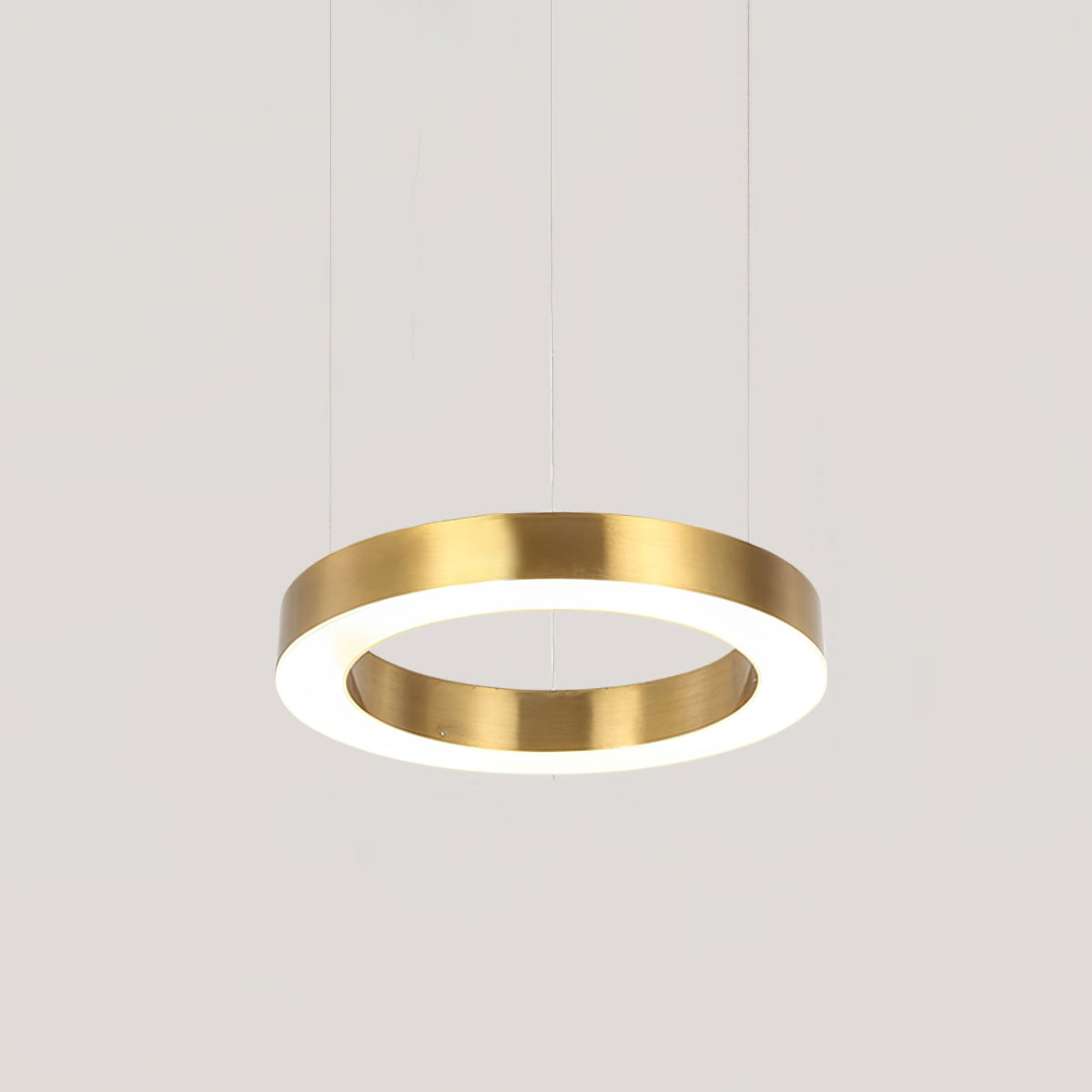Dexlin Pendant Light LED Ring Gold Modern 3-Ring