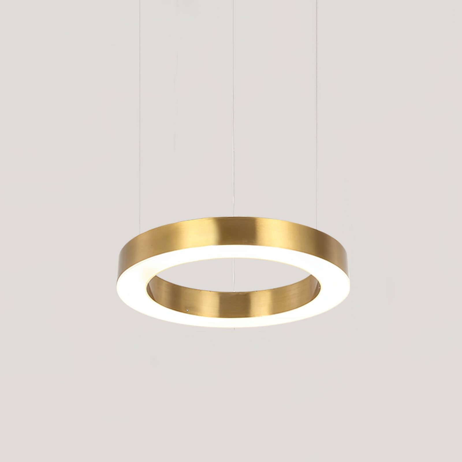 Dexlin Pendant Light LED Ring Gold Modern 3-Ring