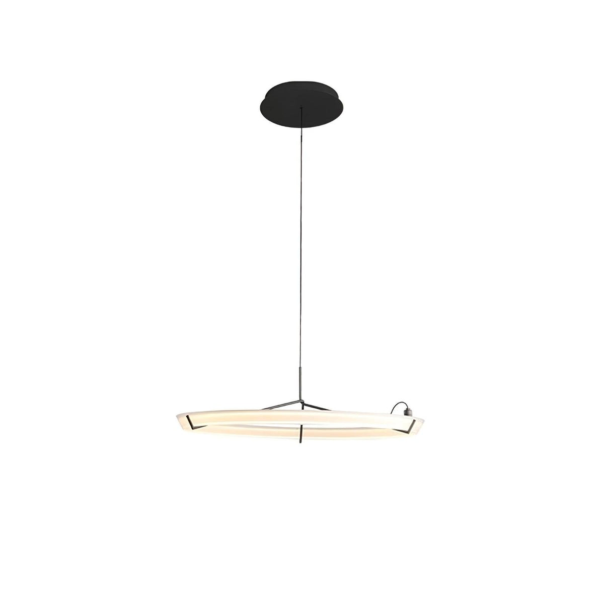 Orinirian Chandelier Modern Stainless Steel Ring