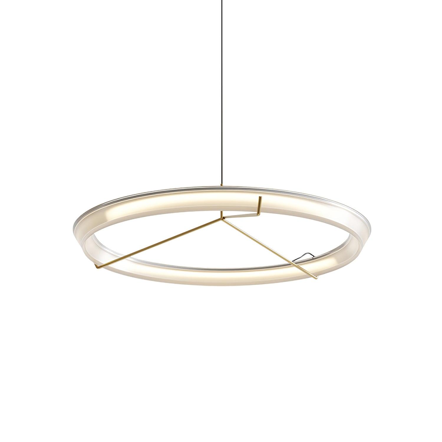 Orinirian Chandelier Modern Stainless Steel Ring