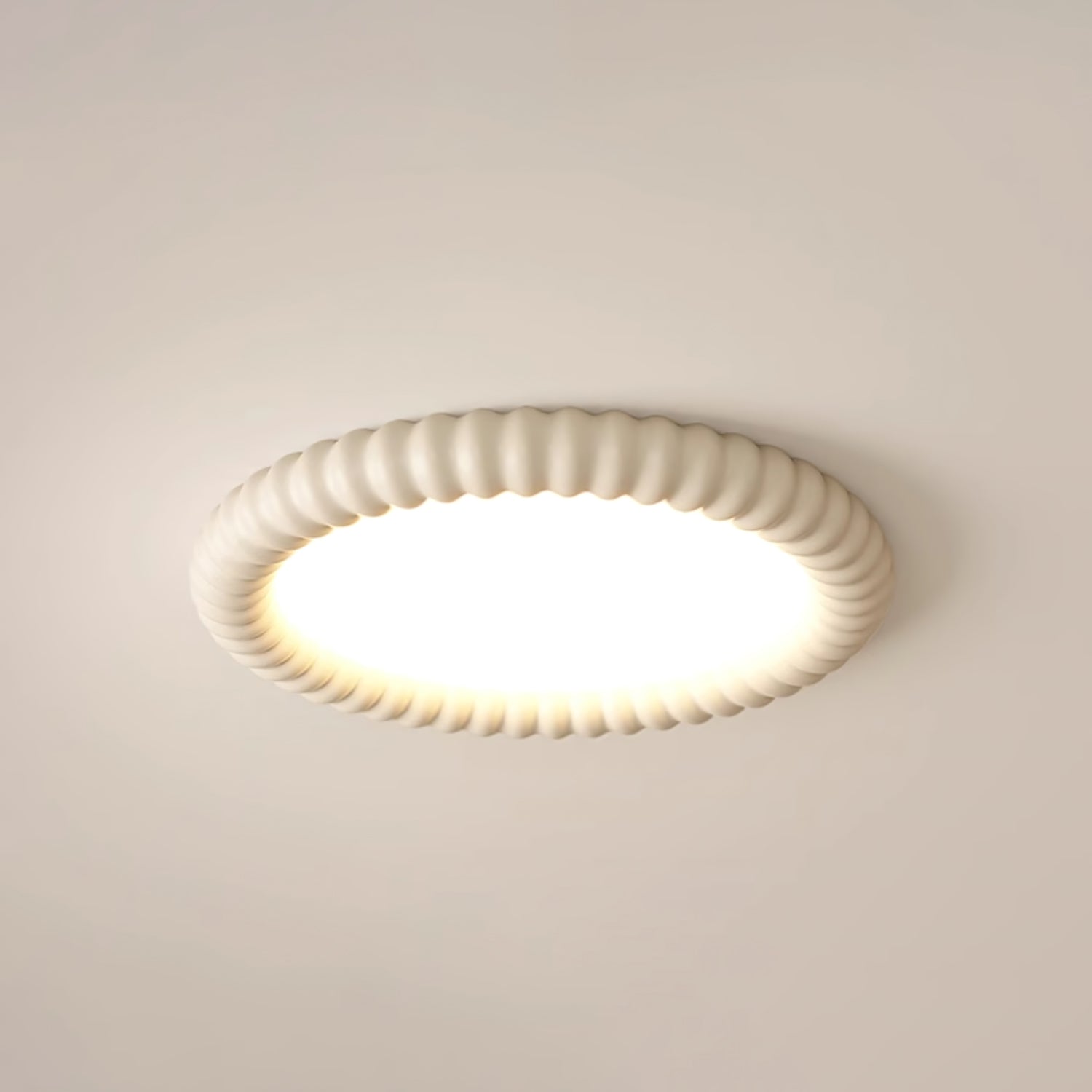 Ulire Nordic Art Ripple Resin Ceiling Light