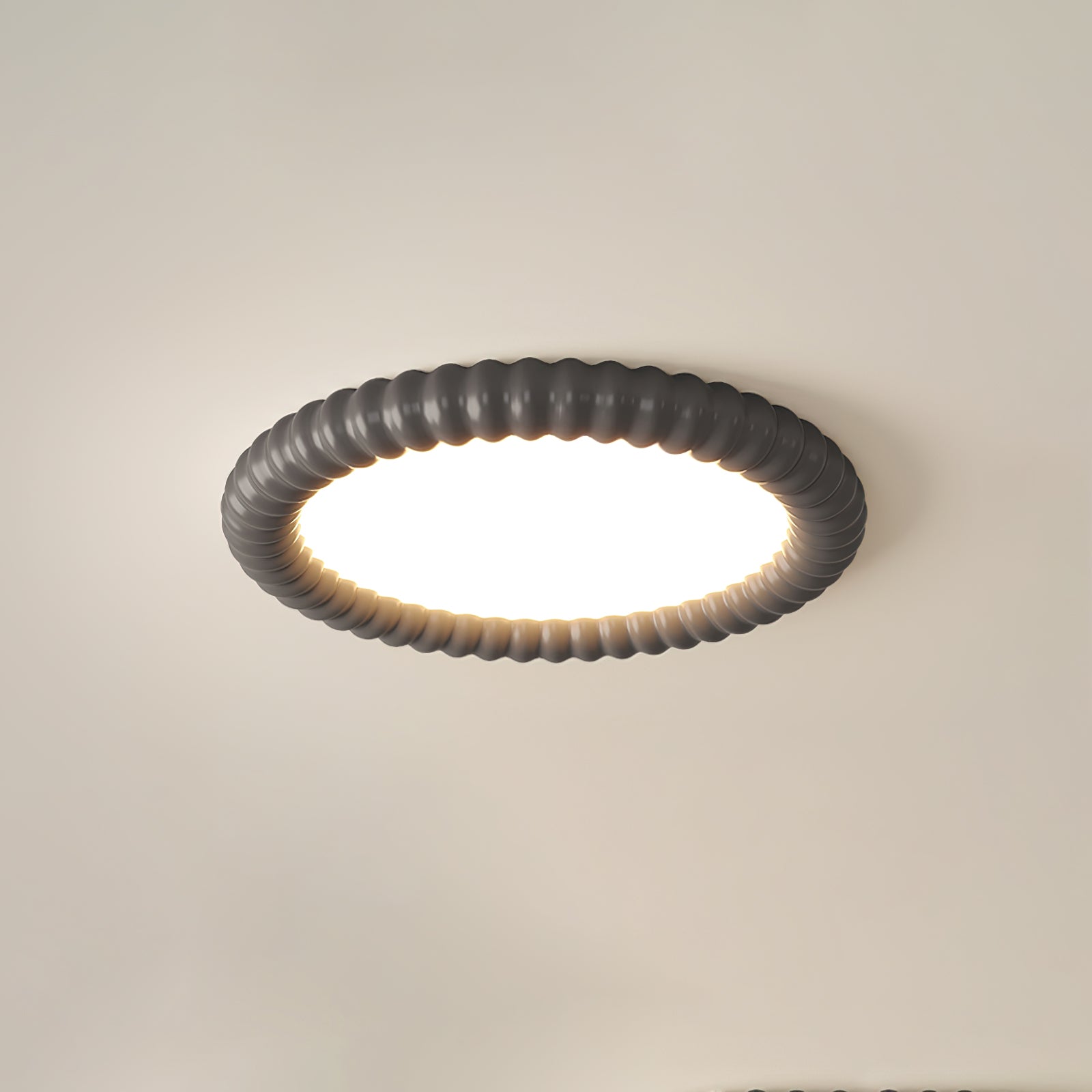 Ulire Nordic Art Ripple Resin Ceiling Light