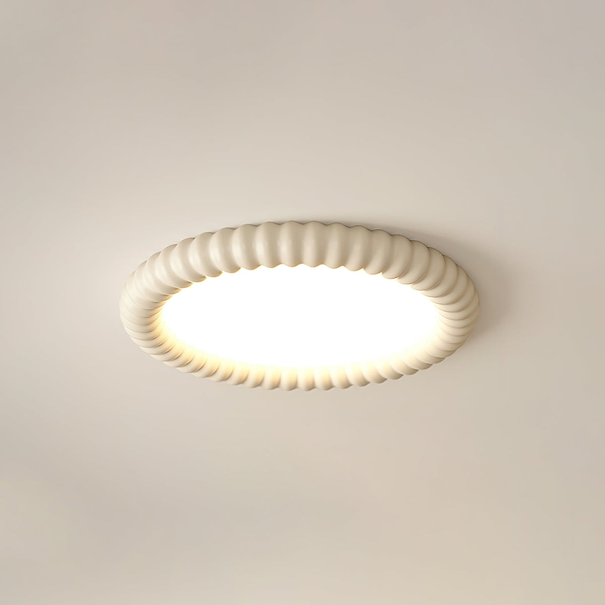 Ulire Nordic Art Ripple Resin Ceiling Light