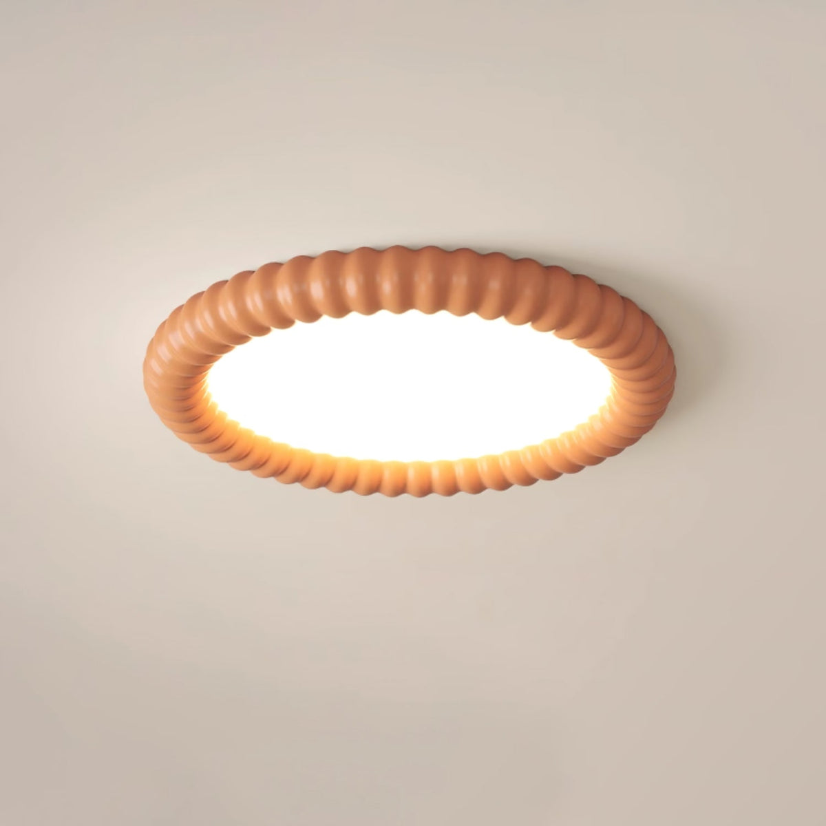 Ulire Nordic Art Ripple Resin Ceiling Light