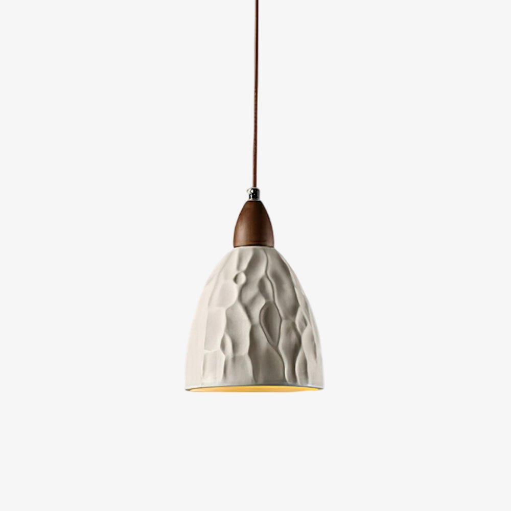 Osilora Premium Nordic Art Ripple Wood Pendant Light