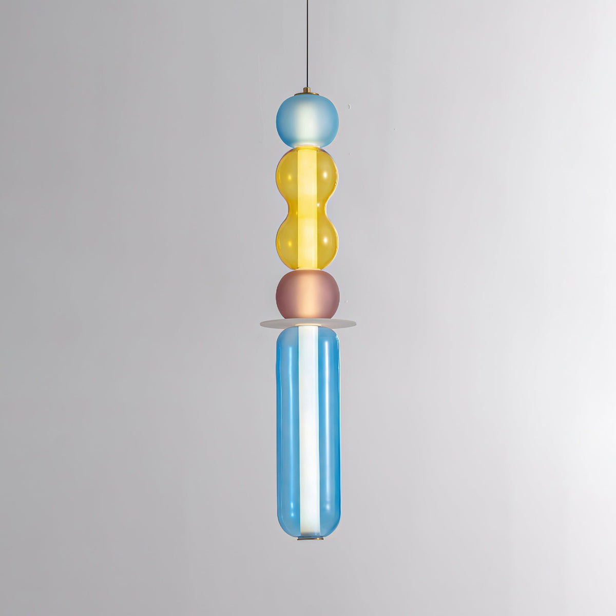 Lioririse Pendant Lamp Colored Glass Modern