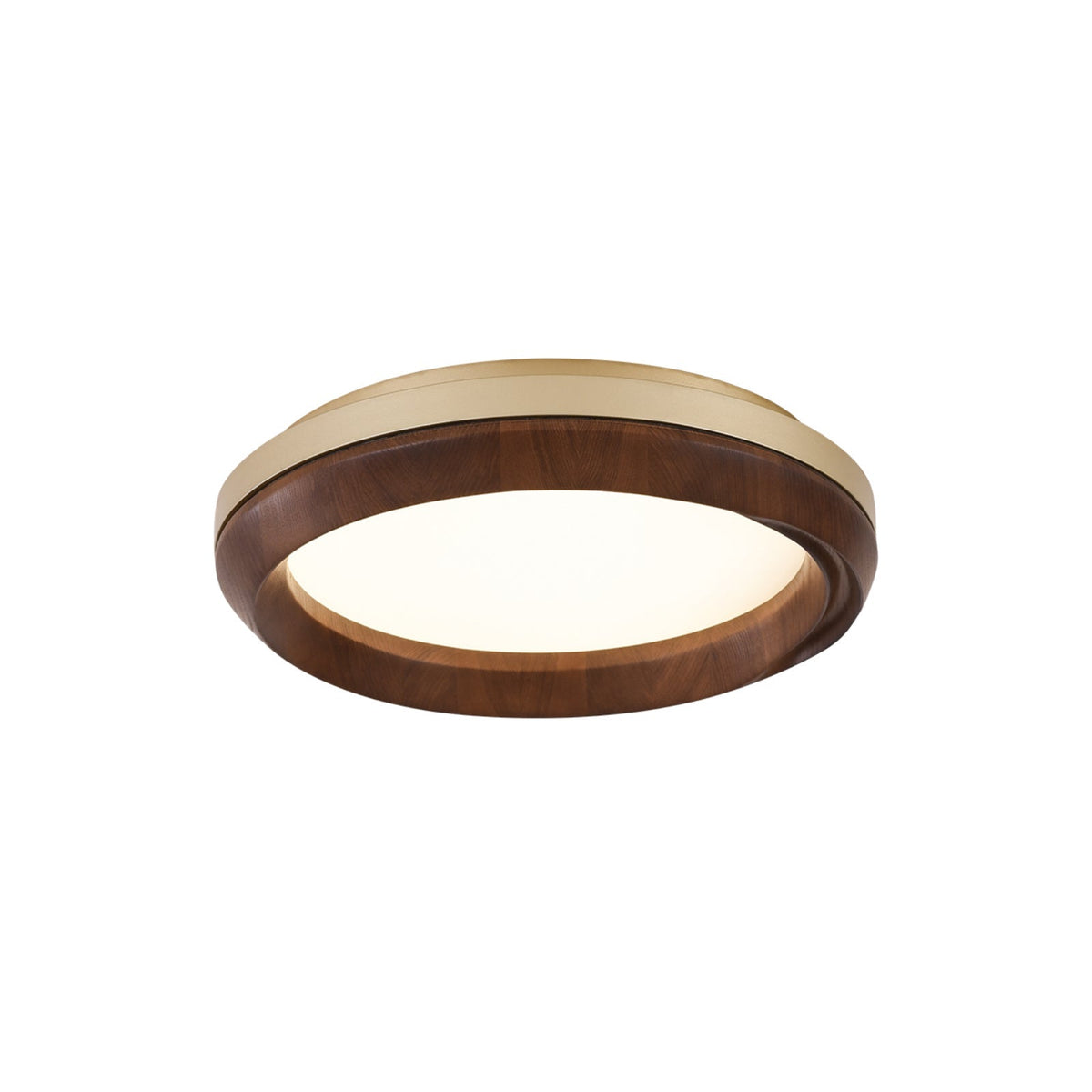 Aurdoreth Modern Minimalist Ripple Wood Ceiling Light