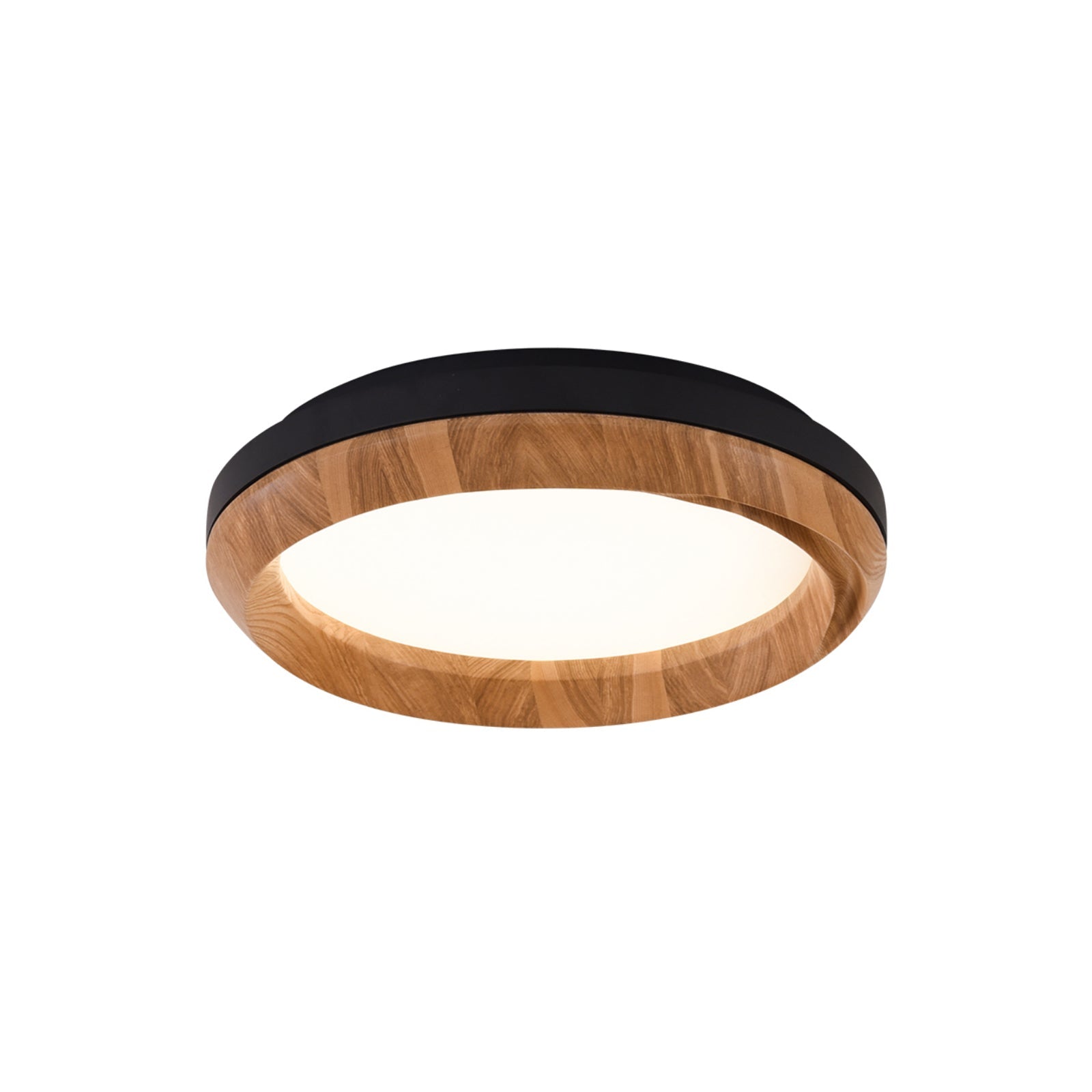 Aurdoreth Modern Minimalist Ripple Wood Ceiling Light