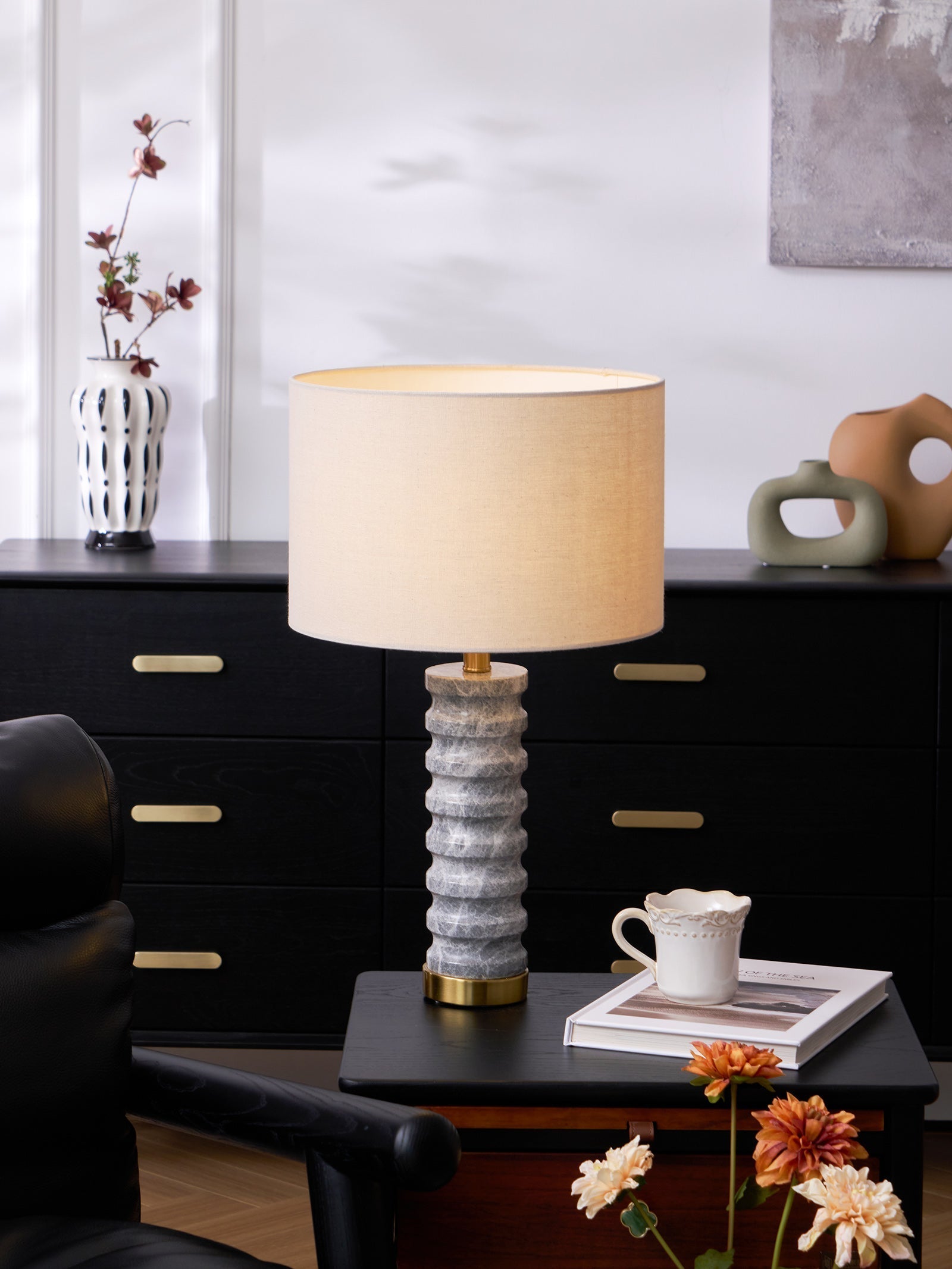 Petirielle Modern Stone Table Lamp