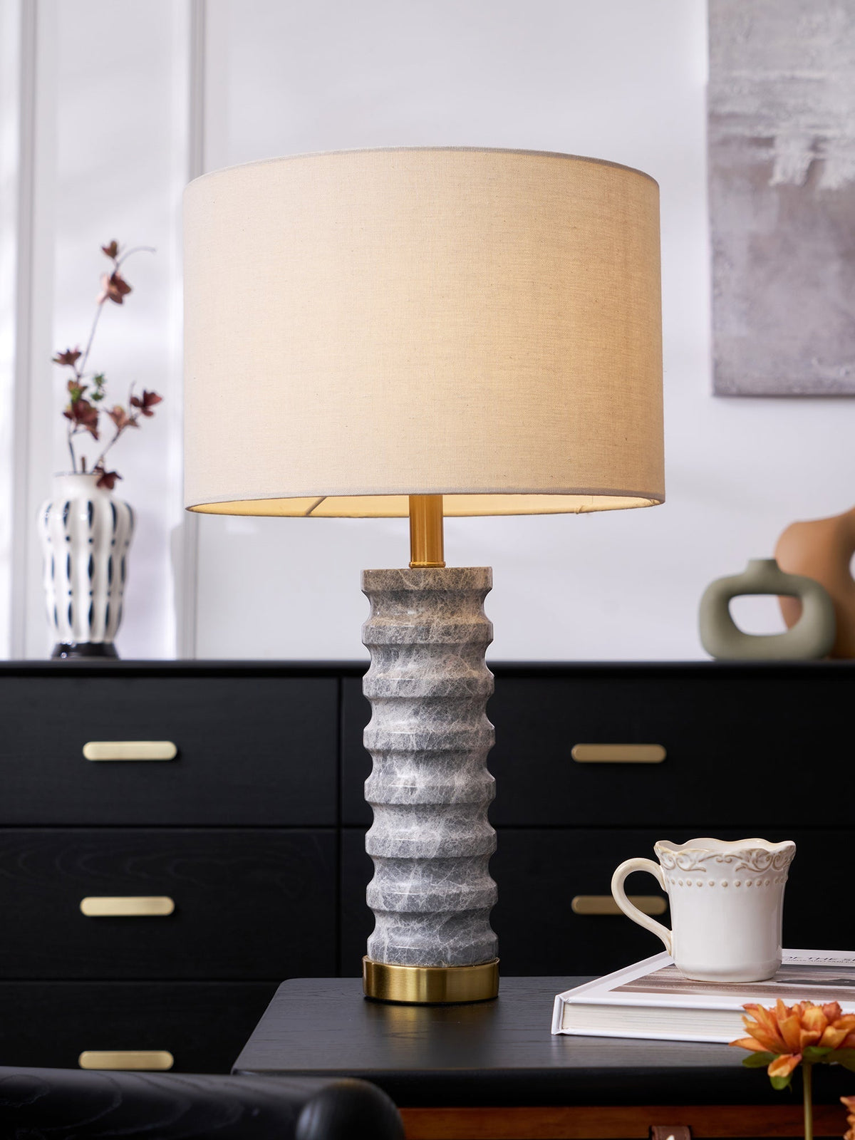 Petirielle Modern Stone Table Lamp