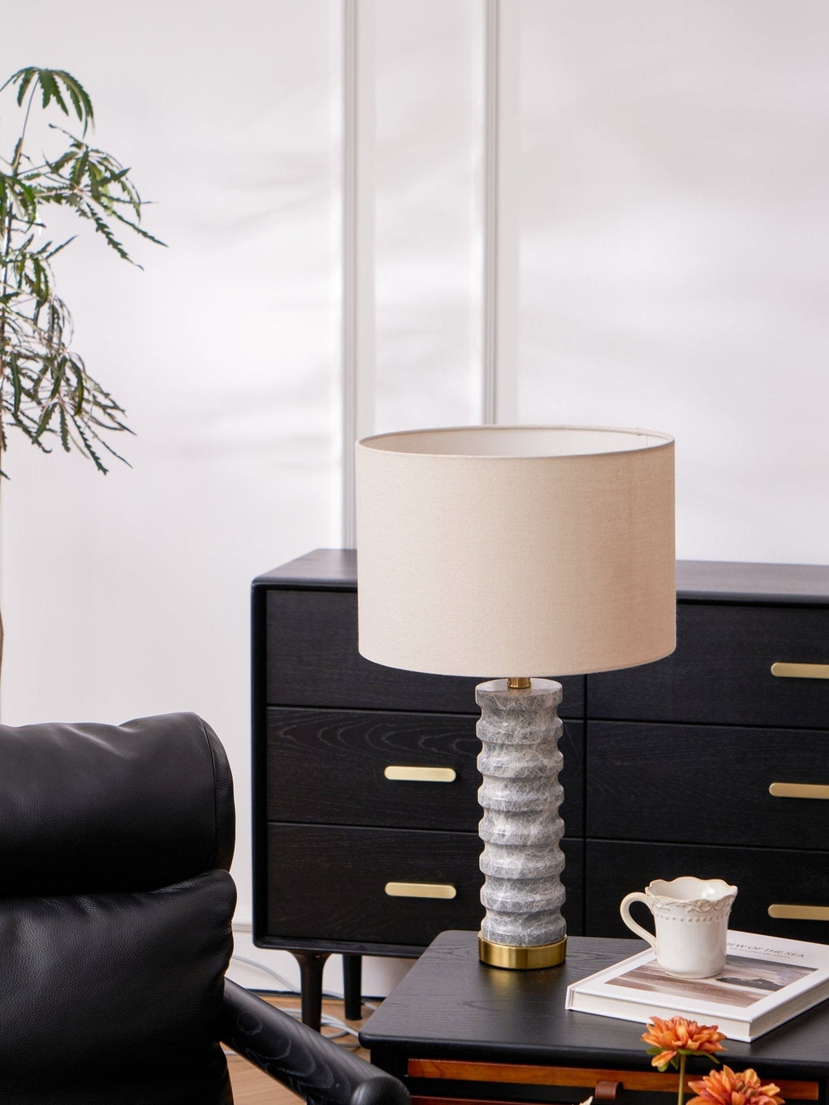 Petirielle Modern Stone Table Lamp